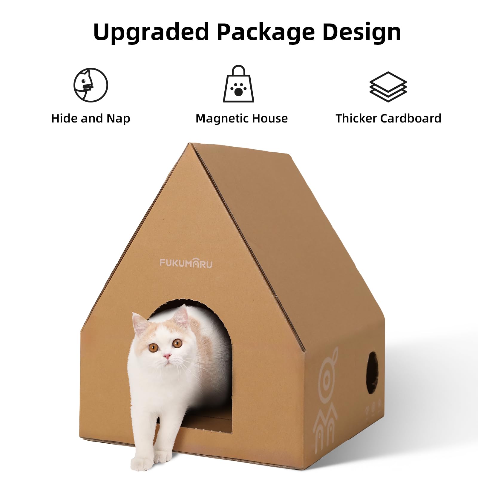 Fukumaru Cat Wall Furniture Set, Transparent Capsule Kitten Walls Shelves With 2 Pcs Pedals - Premium Kitty Bed For Sleeping, Pl