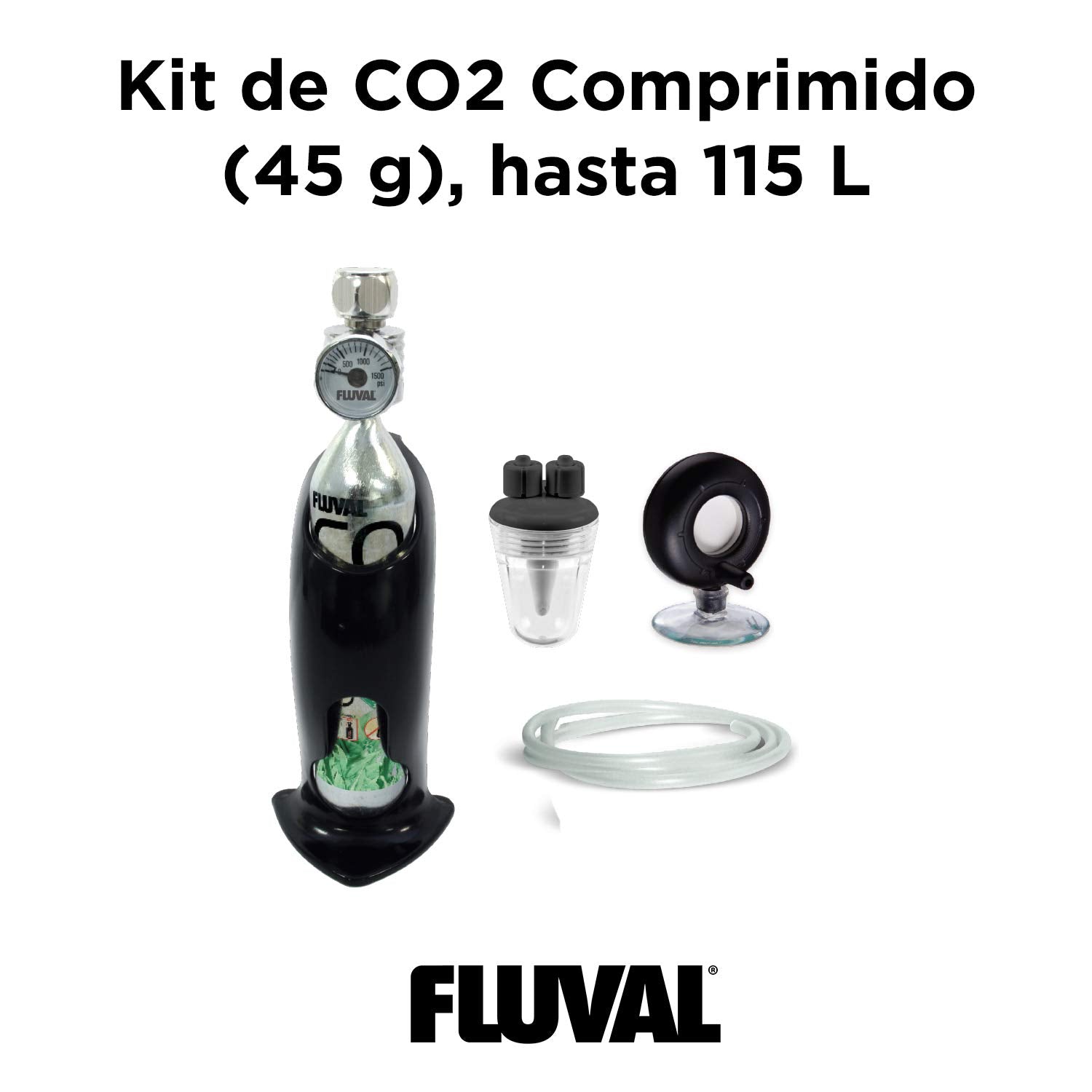 Fluval CO2 Disposable Cartridge 3 Pack - Pressurized 45g, Model 17556