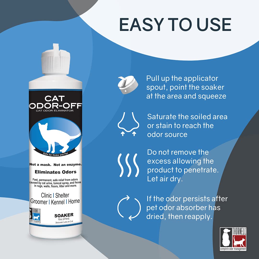 Cat Odor-Off Soaker  16 Oz