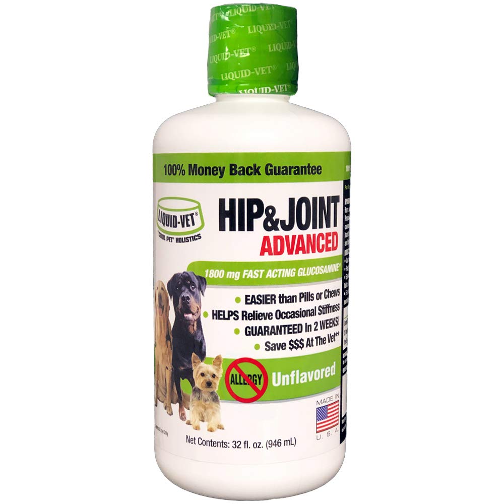 Liquid-Vet K9 Hip & Joint Advanced Formula, Unflavored, 32 Oz