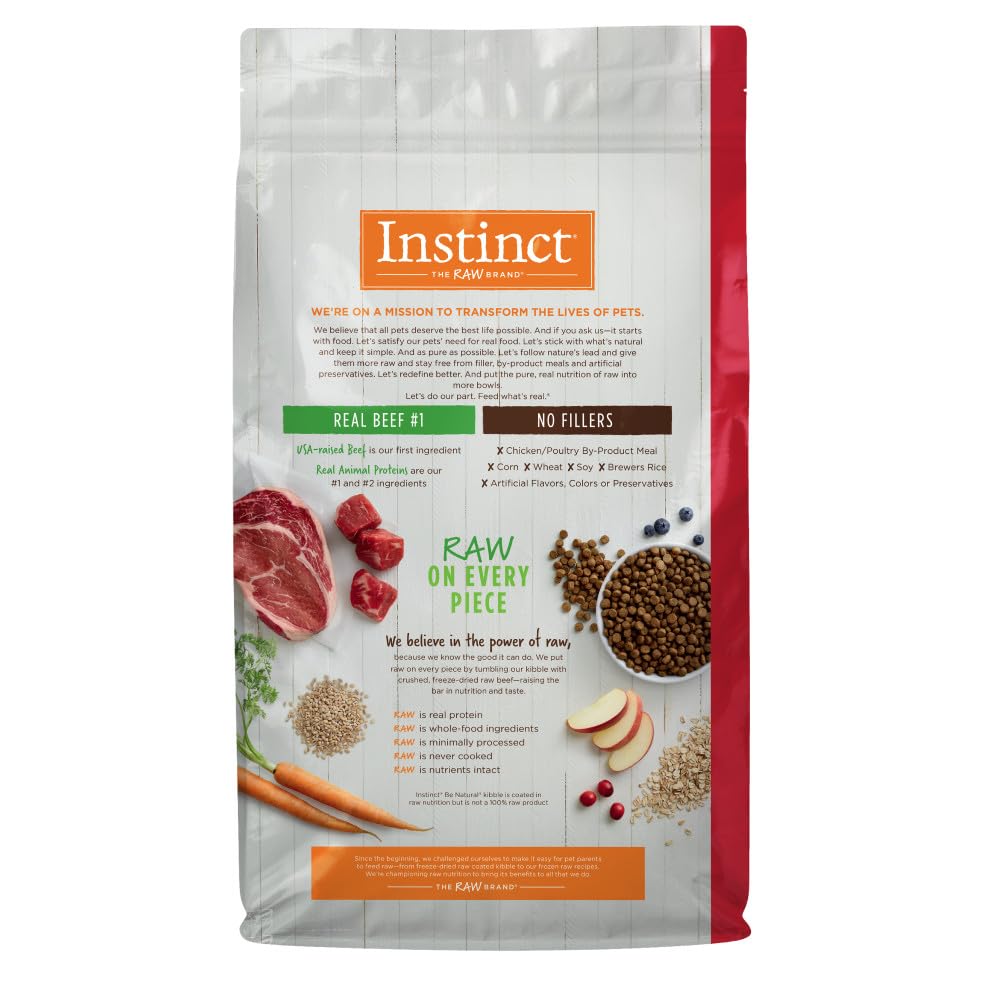 Be Natural Beef & Barley Dry Dog Food, 4.5 lb. Bag