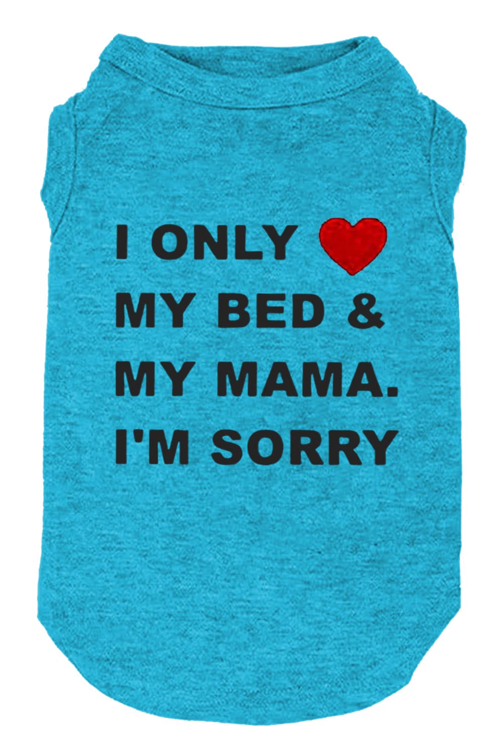 Dog Shirts Letter Printed Vest For Small Large Dogs Slogan Costume Dog Pajamas Puppy Gift Pet Clothes Mama'S Boy (Large, O-Blue0