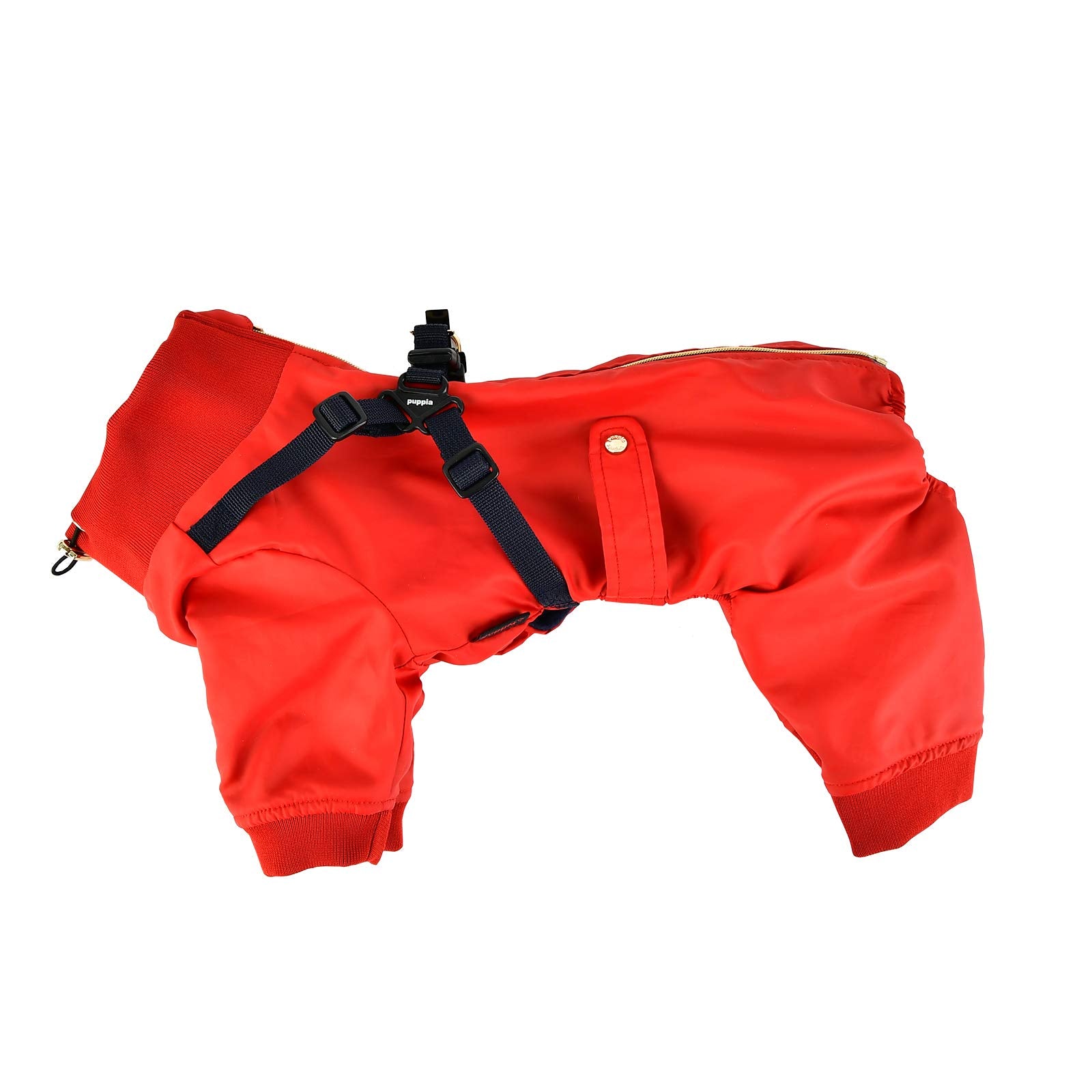Puppia Garnet Jumpsuit - Red - Xx-Large