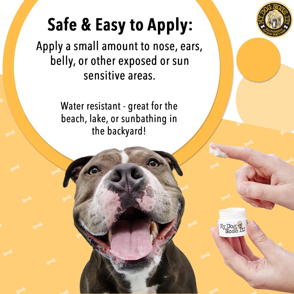 My Dog Nose It Moisturizing Sun Protection Balm For Dogs Noses - Protect Your Dog From Harmful Uva/Uvb Rays (2.75Oz)