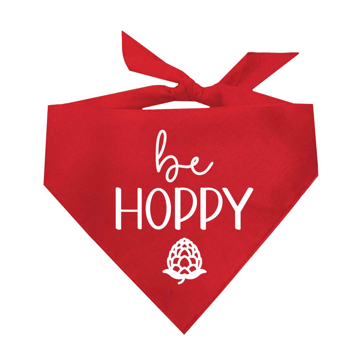 Be Hoppy Brewery Beer Lover Dog Bandana (Red, Xs 217)