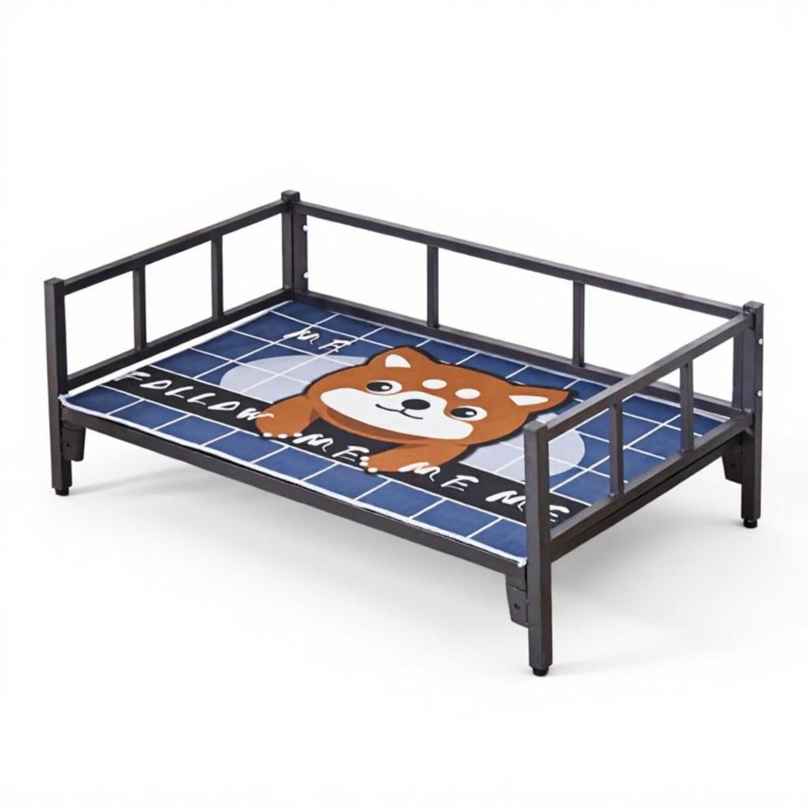 Bnf Dog Bed, Removable cleanable Cover, Calming, Plush Pet Mat, Supportive Black 4Seasons Mat 60 * 40cm|Home & Garden