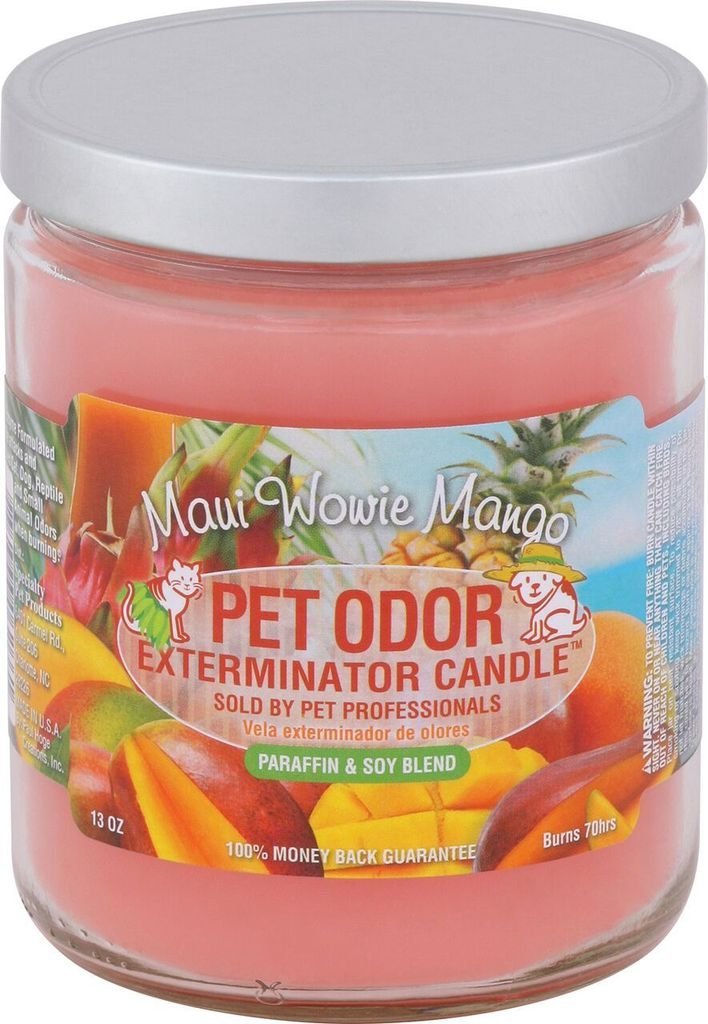 Specialty Pet Products Pet Odor Exterminator Candle, Maui Wowie Mango,13 Oz