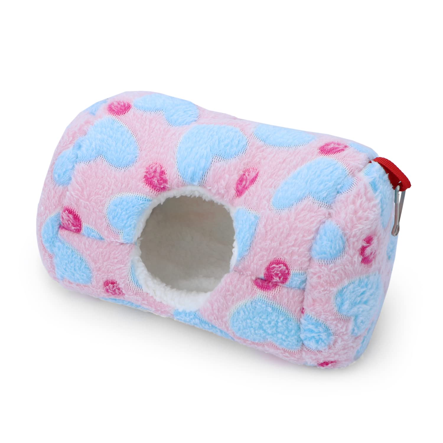 Wontee Hamster Hammock Warm Bed House Small Animal Hideout For Hamsters Gerbil Young Rat Mouse (Pink)