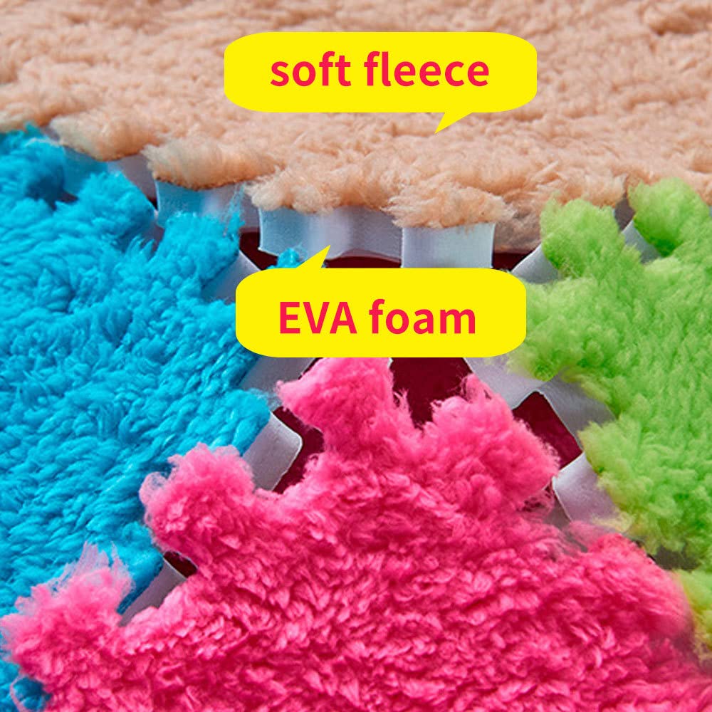 Oncpcare 10Pcs 11    X 11    Guinea Pig Pads Washable, Reusable Guinea Pig Fleece Cage Liners, Soft Warm Rabbit Sleep Mat Blanke