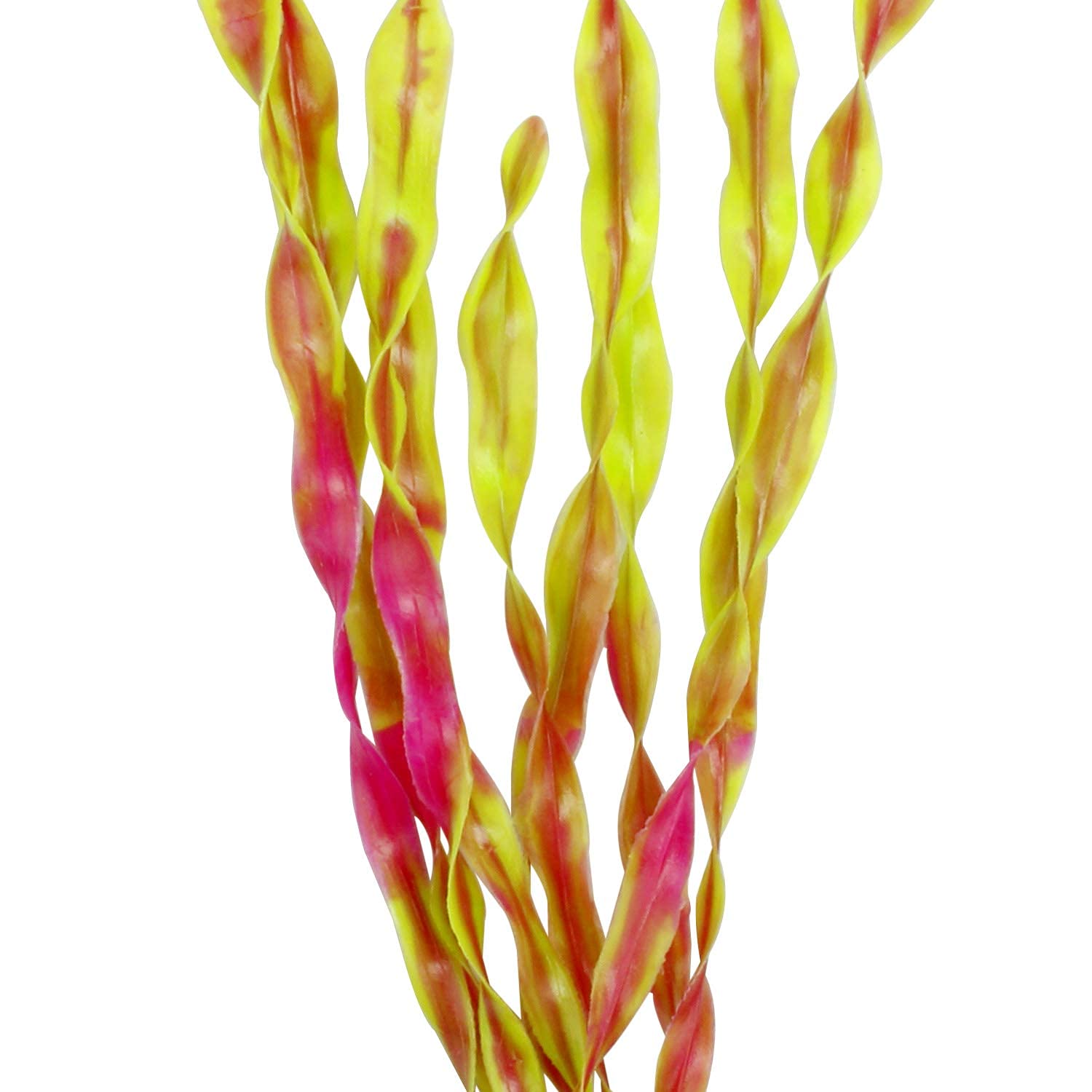 Mylifeunit Artificial Seaweed Water Plants For Aquarium, Plastic Fish Tank Plant Decorations 10 Pcs (Wine Red)
