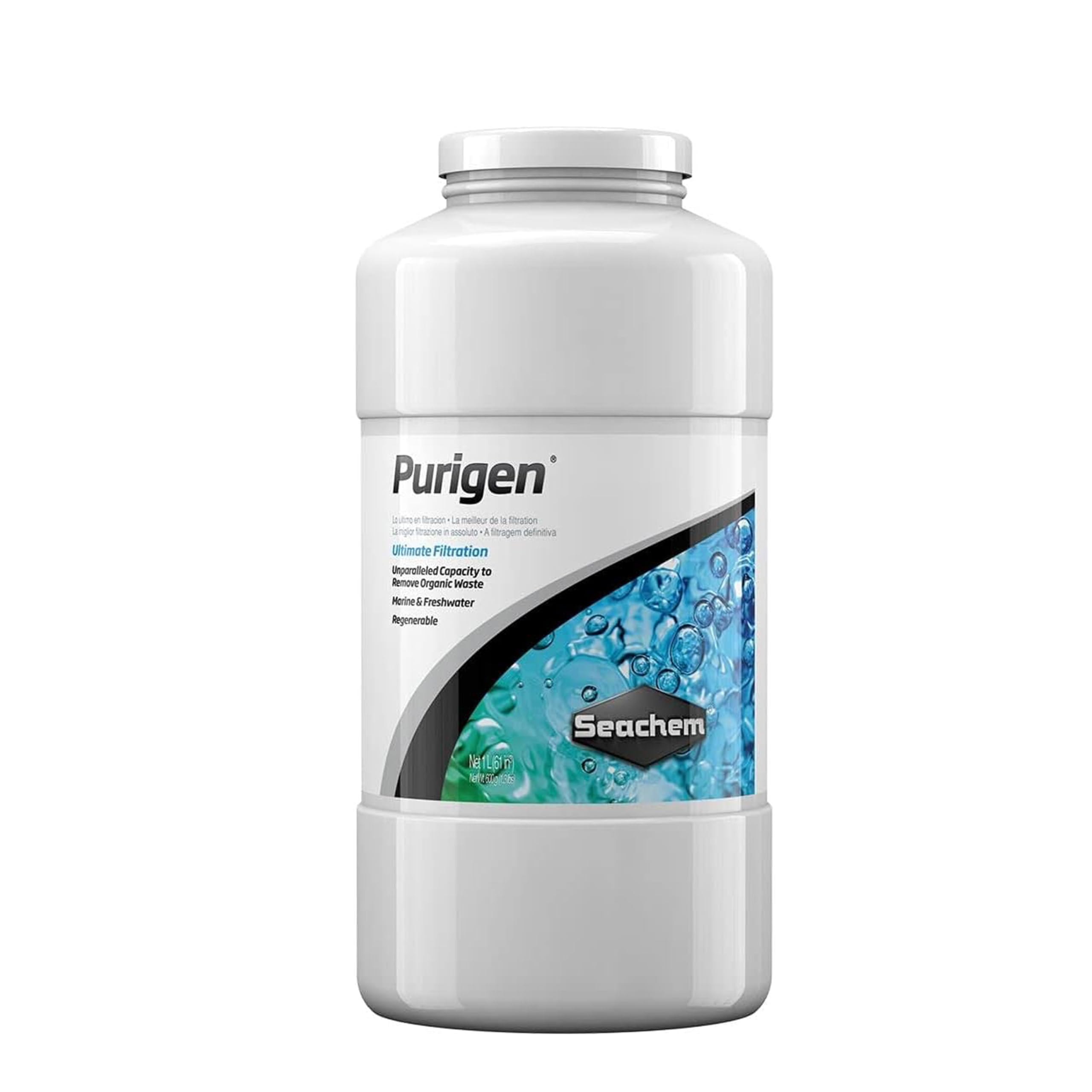 Seachem Purigen Organic Filtration Resin - Fresh And Saltwater 1L (167)