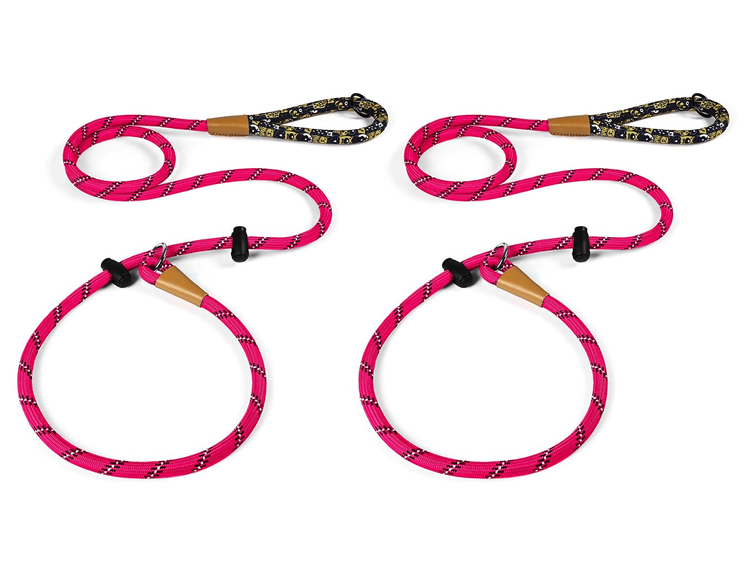 lynxking Slip Lead Dog Leash Reflective, Heavy Duty Comfortable Strong Rope for Large Medium Small Dogs No Pull Pet Training (Pi