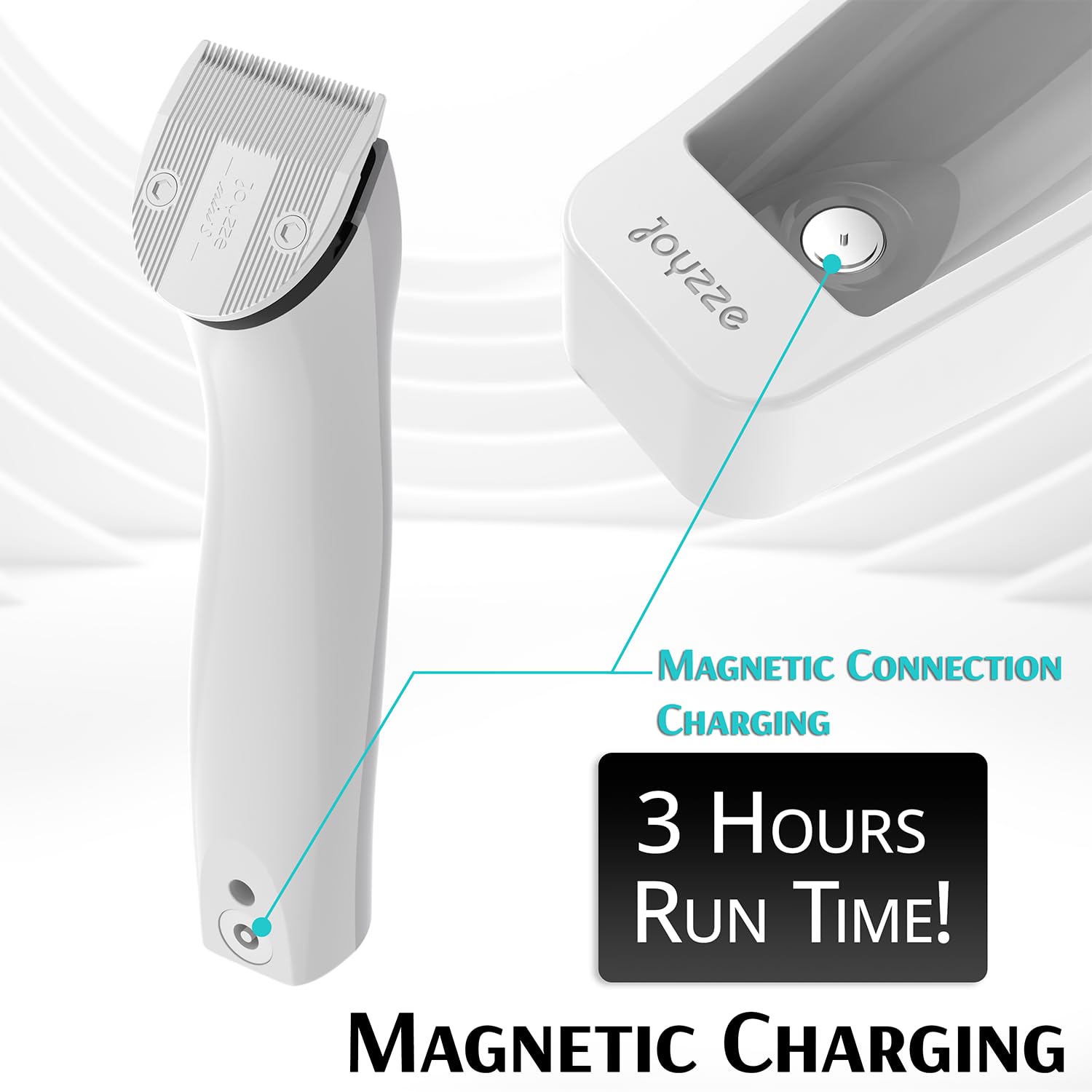 Joyzze Hornet Mini Trimmer - Compact And Portable Pet Trimming Dog Clippers For Grooming - Low Noise, Rechargeable Cordless Pet