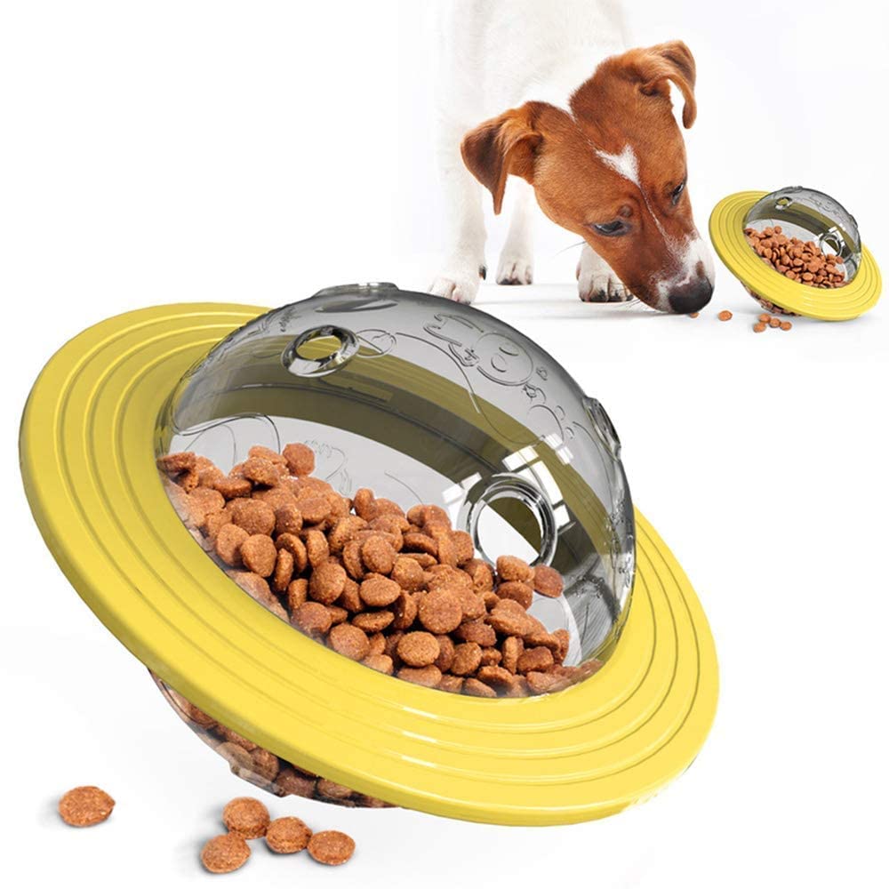 Dog Trust Dog Leaky Food Toy Dog Cat Toy Food Dispensing Ball,Dog Shaking Food Leak Ball With 2 Adjustable Leak Holesslow Feeder