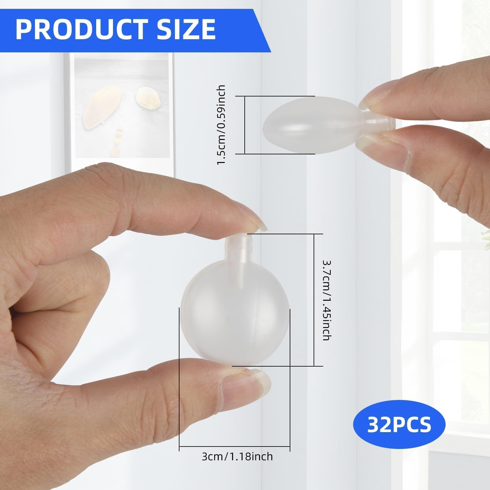 32Pcs Replacement Squeakers For Dog Toys, 30Mm Toy Noise Maker Plush Toy Repair Dog Pet Toys Replacement Noise Maker Insert Repl