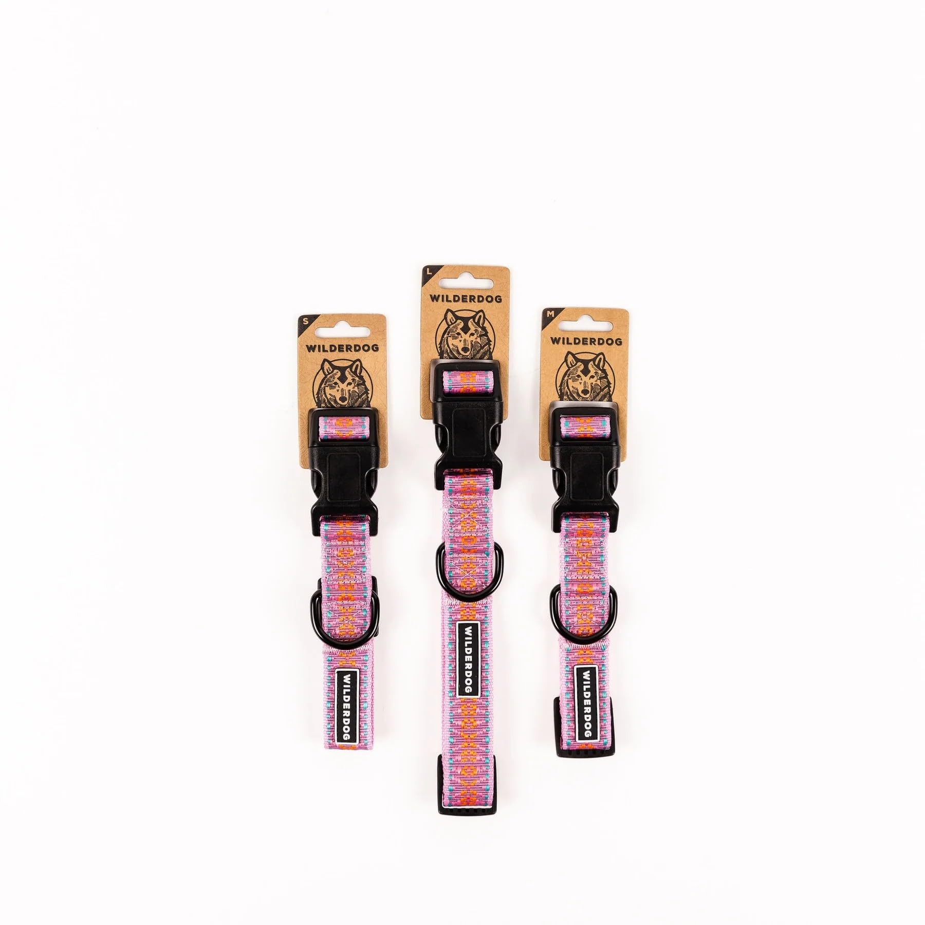 Wilderdog Ultralight Collar Series For Dogs - Large - Lilac