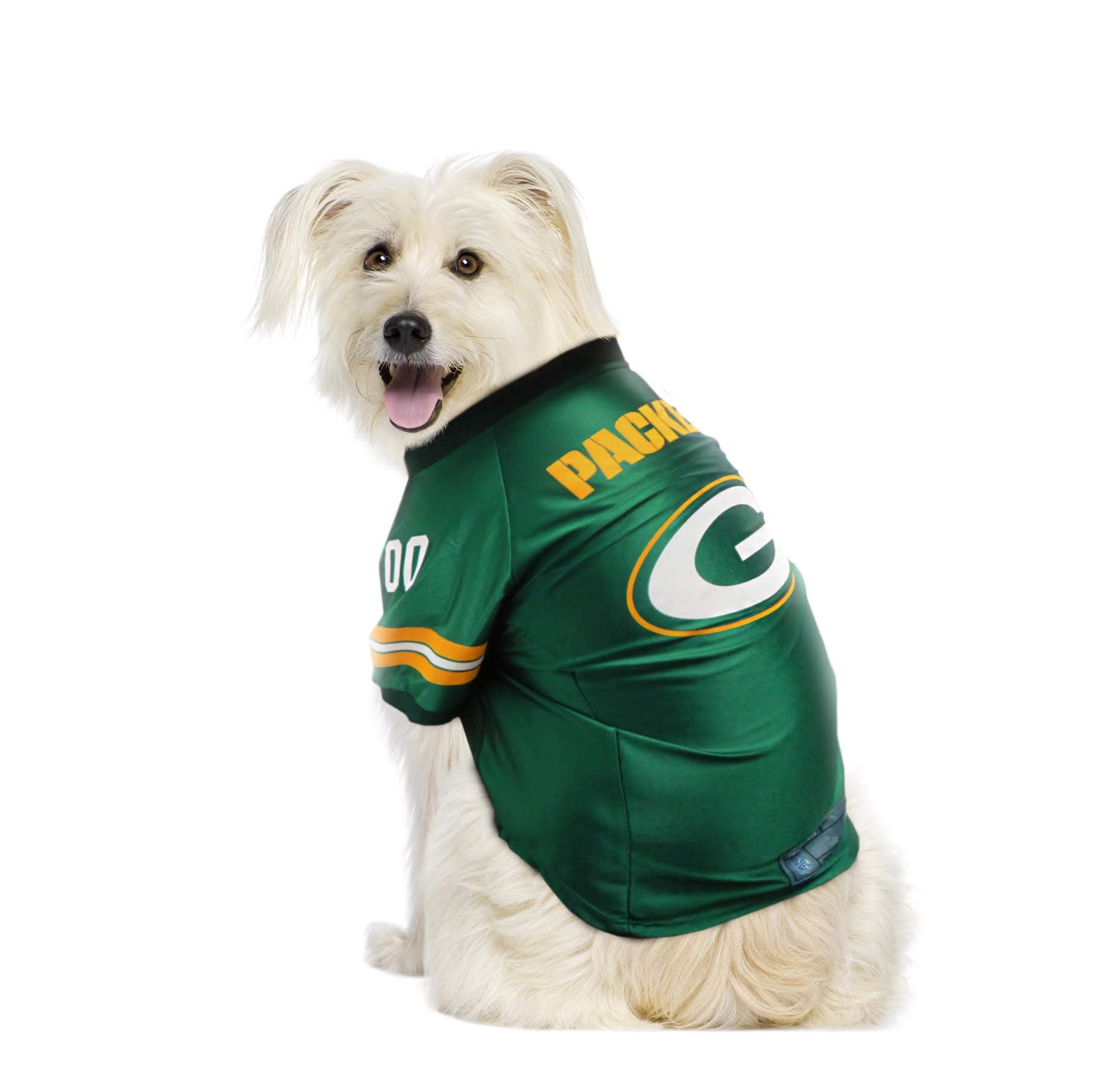 Littlearth Unisex-Adult Nfl Green Bay Packers Premium Pet Jersey, Team Color, Small