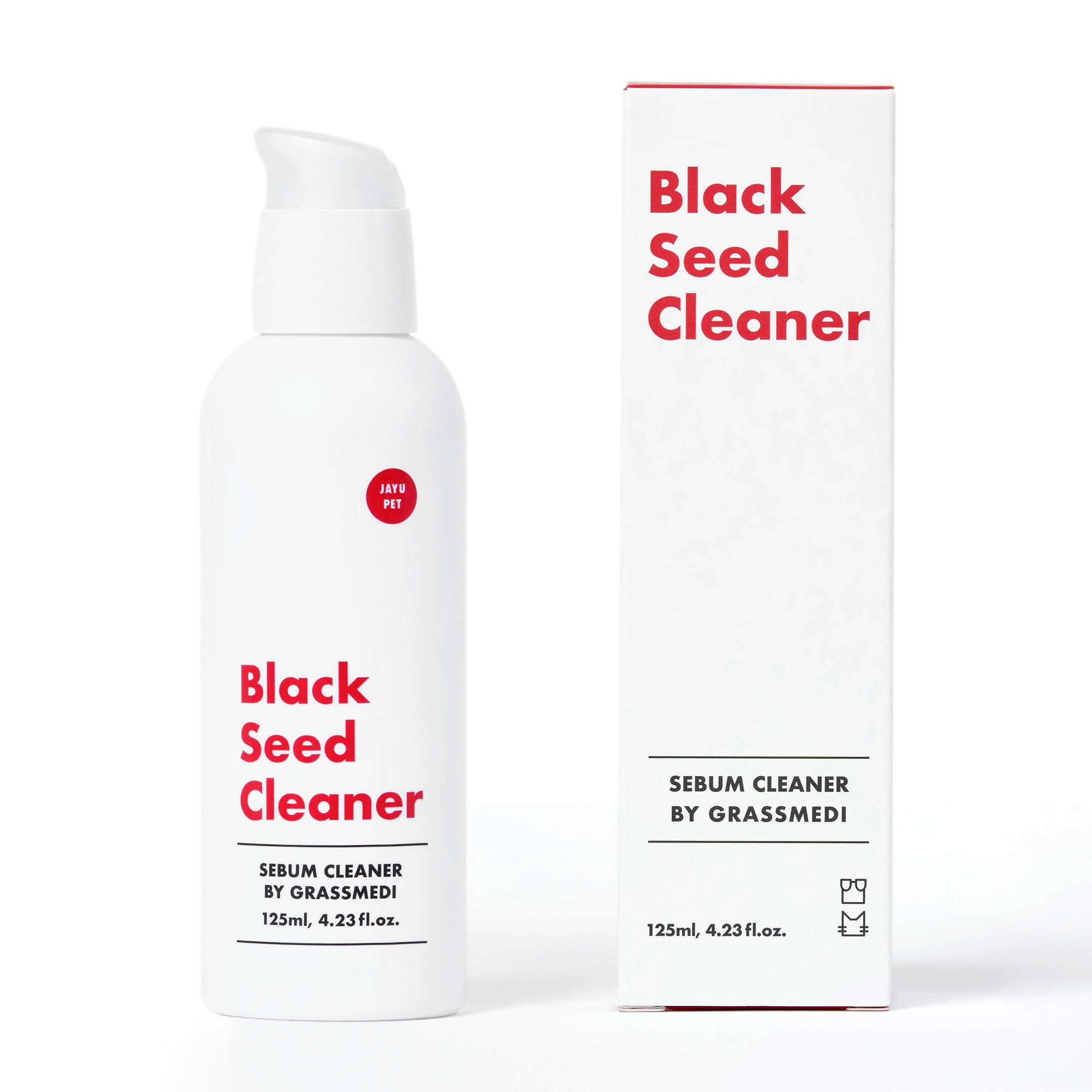 JAYU PET Black Seed Cleaner - Cat Chin Acne Treatment, Non-Toxic Hypoallergenic Cleanser, Cat Acne Chin Treatment, Remove Cat Ch