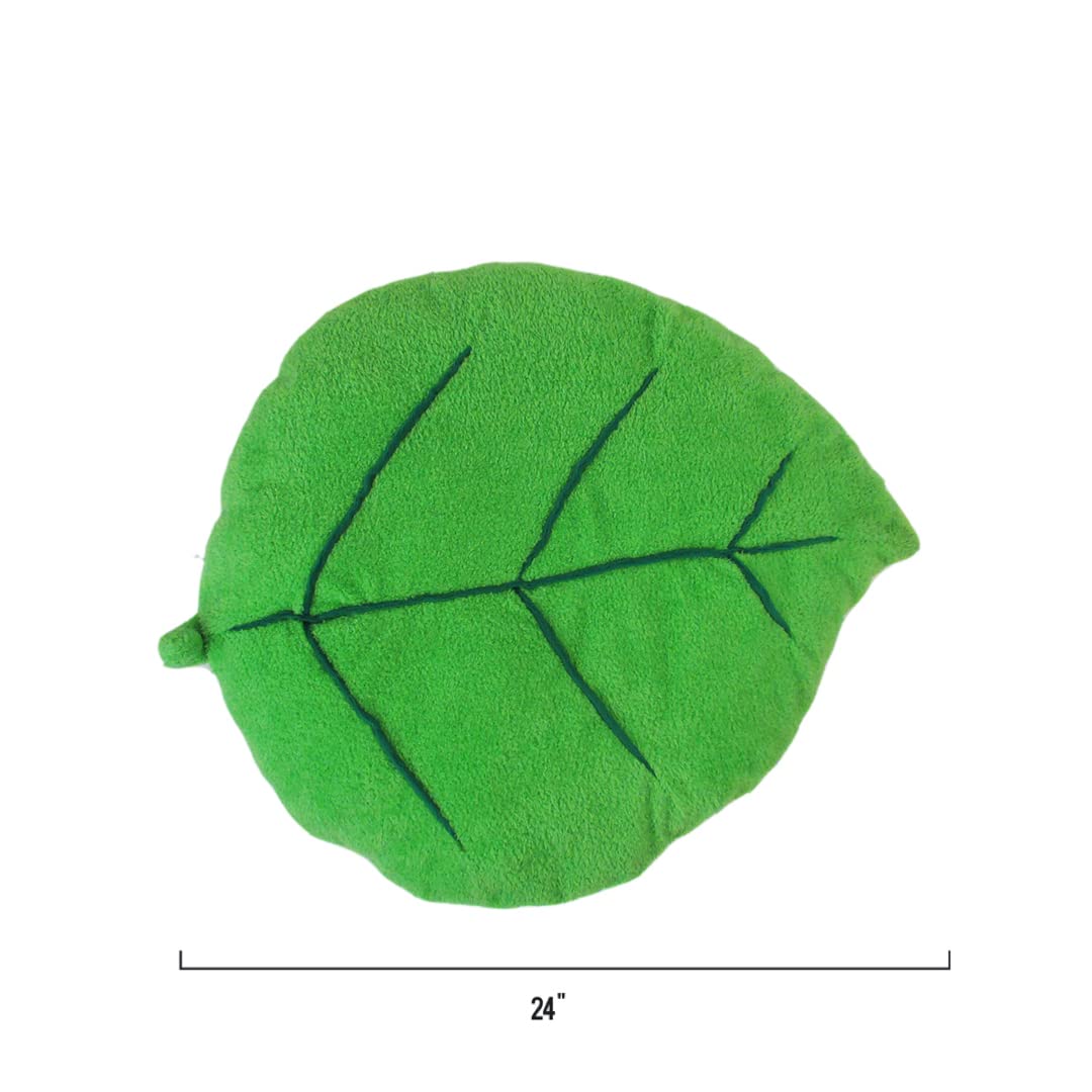 Tonbo Soft Plush Extra Small Cute And Cozy Leaf Dog Cat Bed, Washer And Dryer Friendly (Leaf)