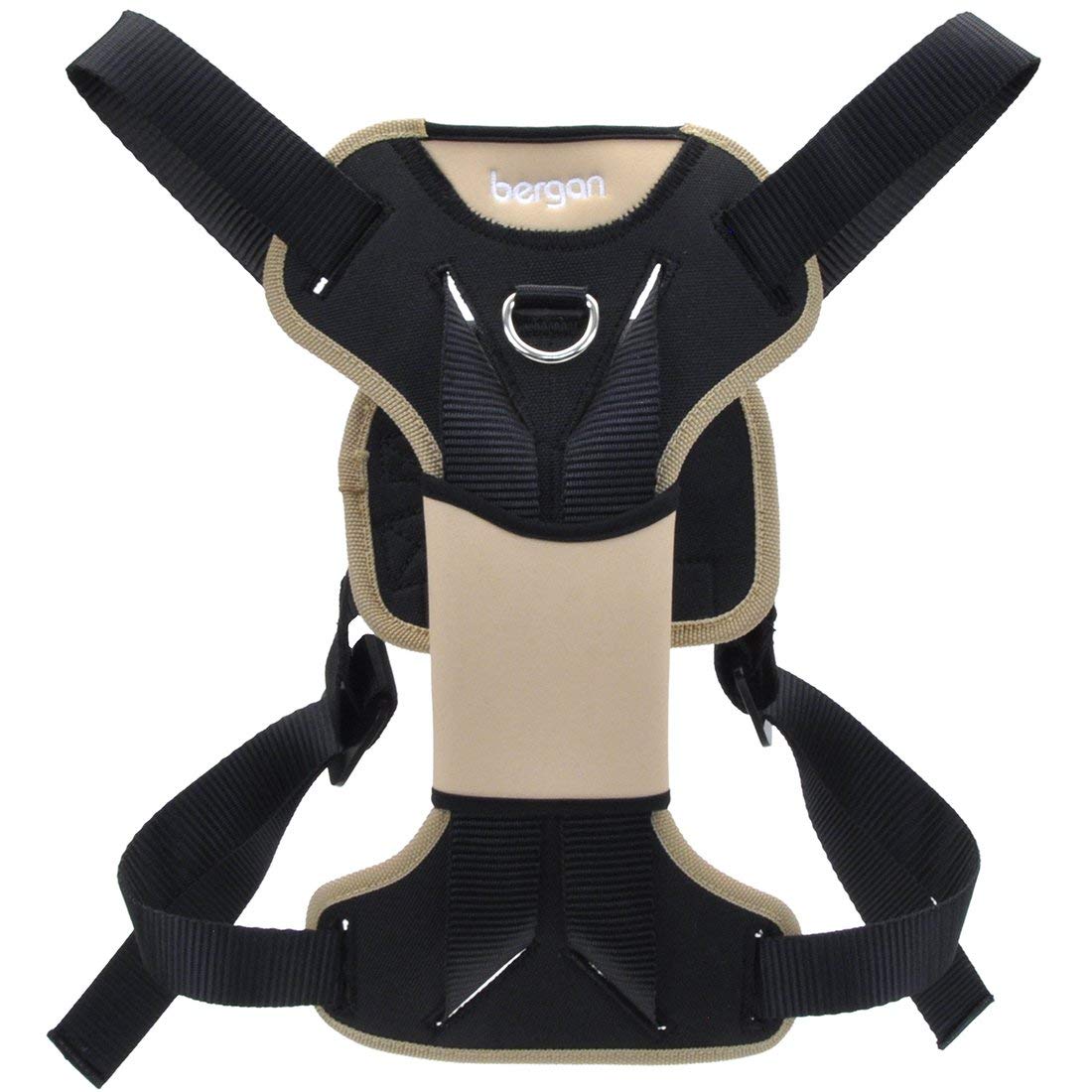 Bergan Auto Dog Harness Extra Large-Tan/Black 80-150Lbs