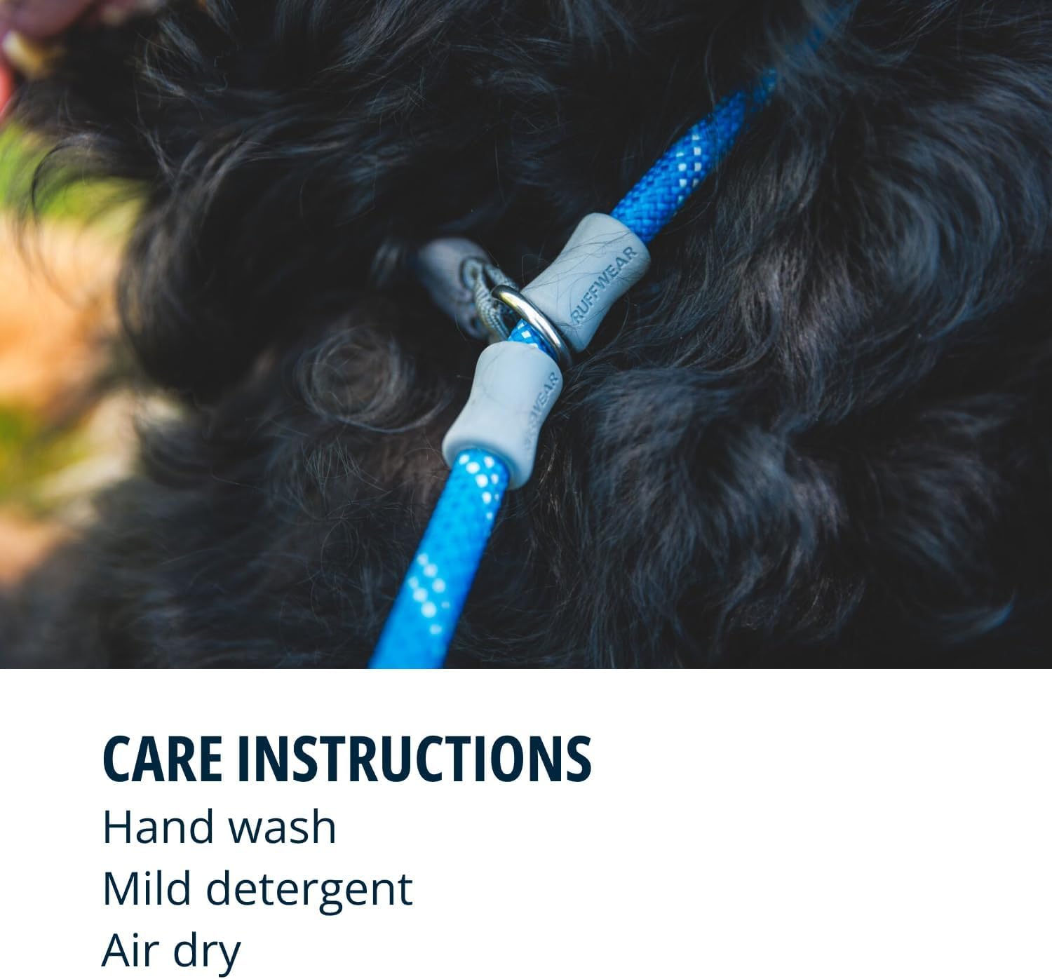 Ruffwear, Just-A-Cinch Dog Leash, 2-In-1 Lead Collar Combination, Slip Lead, Obsidian Black