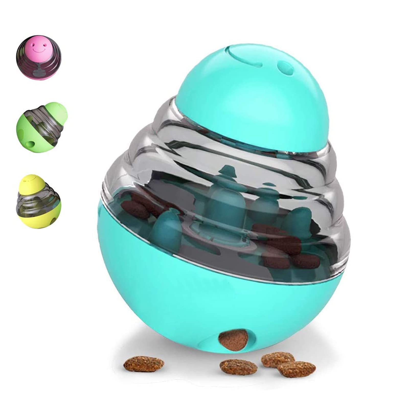 emily pets Dog Cat Interactive Tumbler Toy Treat Ball Pet Slow Feeder Food Dispenser Feeding Toy Dog Puzzle Toy for Dog Cat Natu