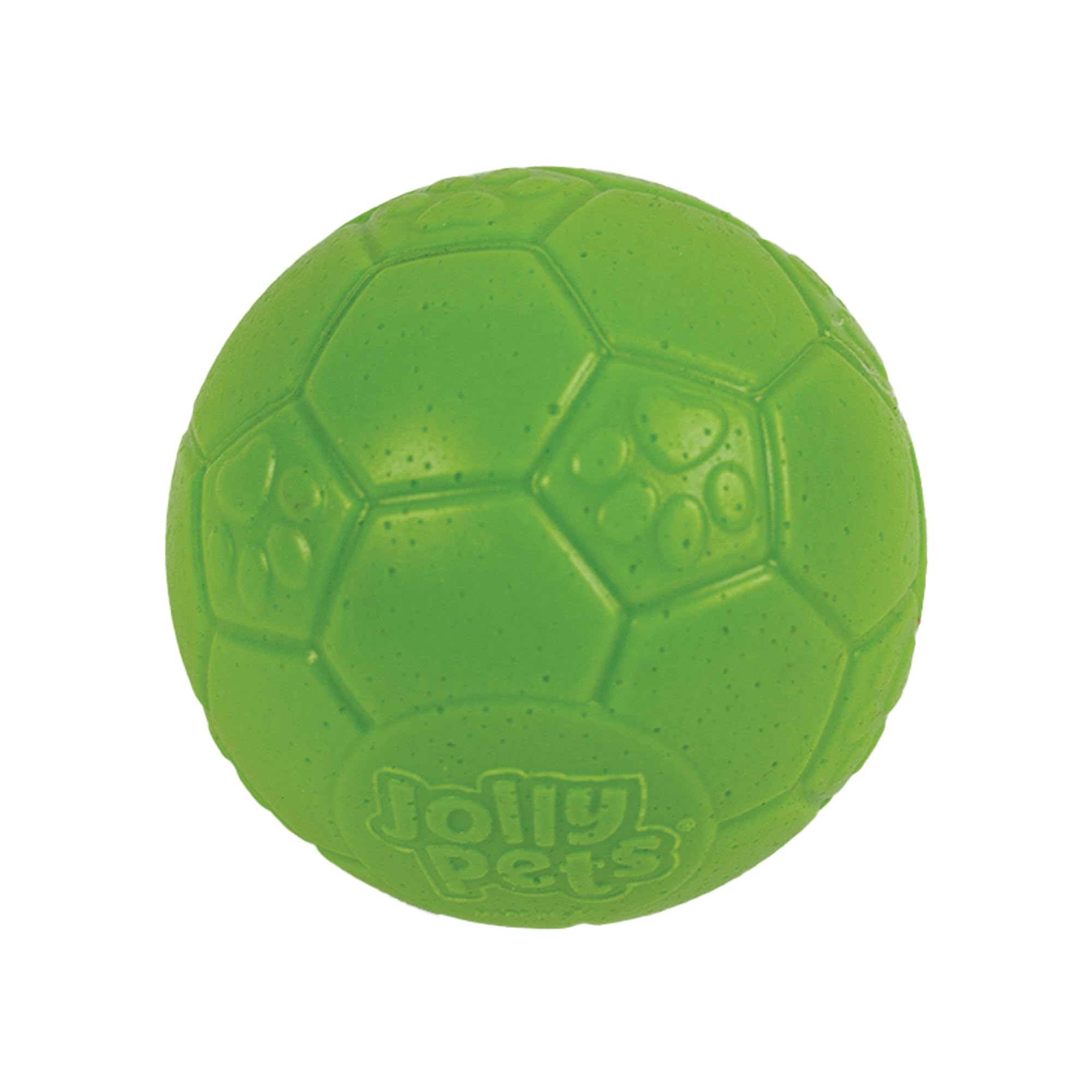 Jolly Pets Mini Jolly Soccer Ball; Floating-Bouncing Dog Toy; 3 Green Apple