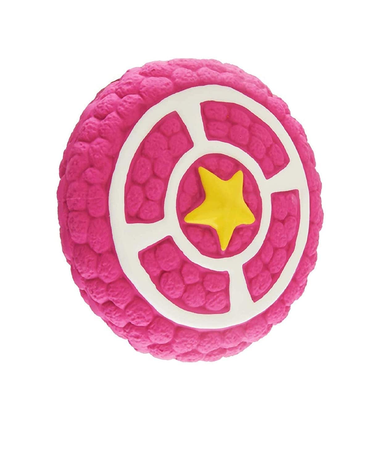 W9 Pet Products Rubber, Latex Cute Squeaky Rubber Captain America Toy for Puppy and CatSmallPink