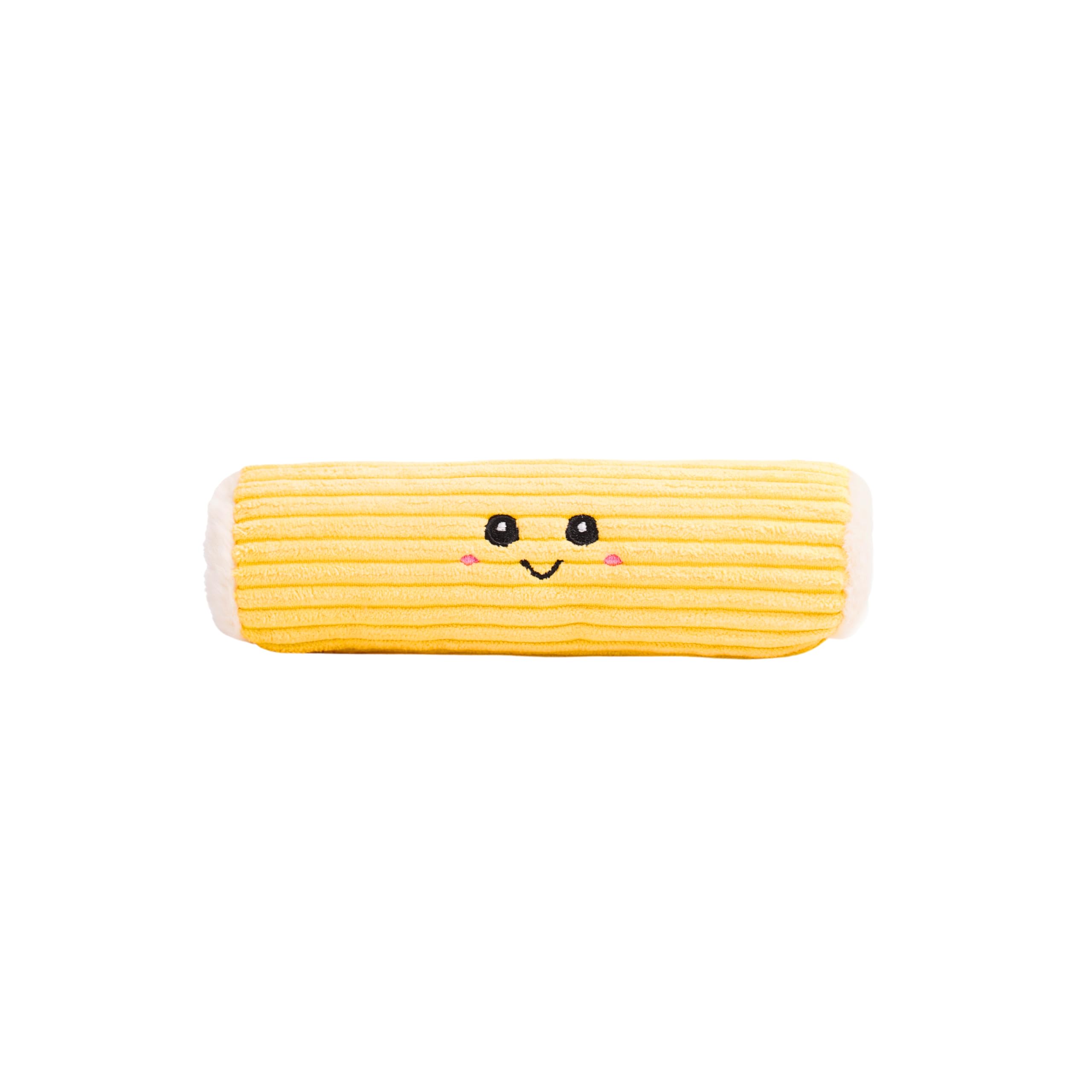 Puffy Crew Squeaky Dog Plush Toy, Bakery Bite_Stick Collection, 8, For Small And Medium Dogs (Swiss Roll, Small)