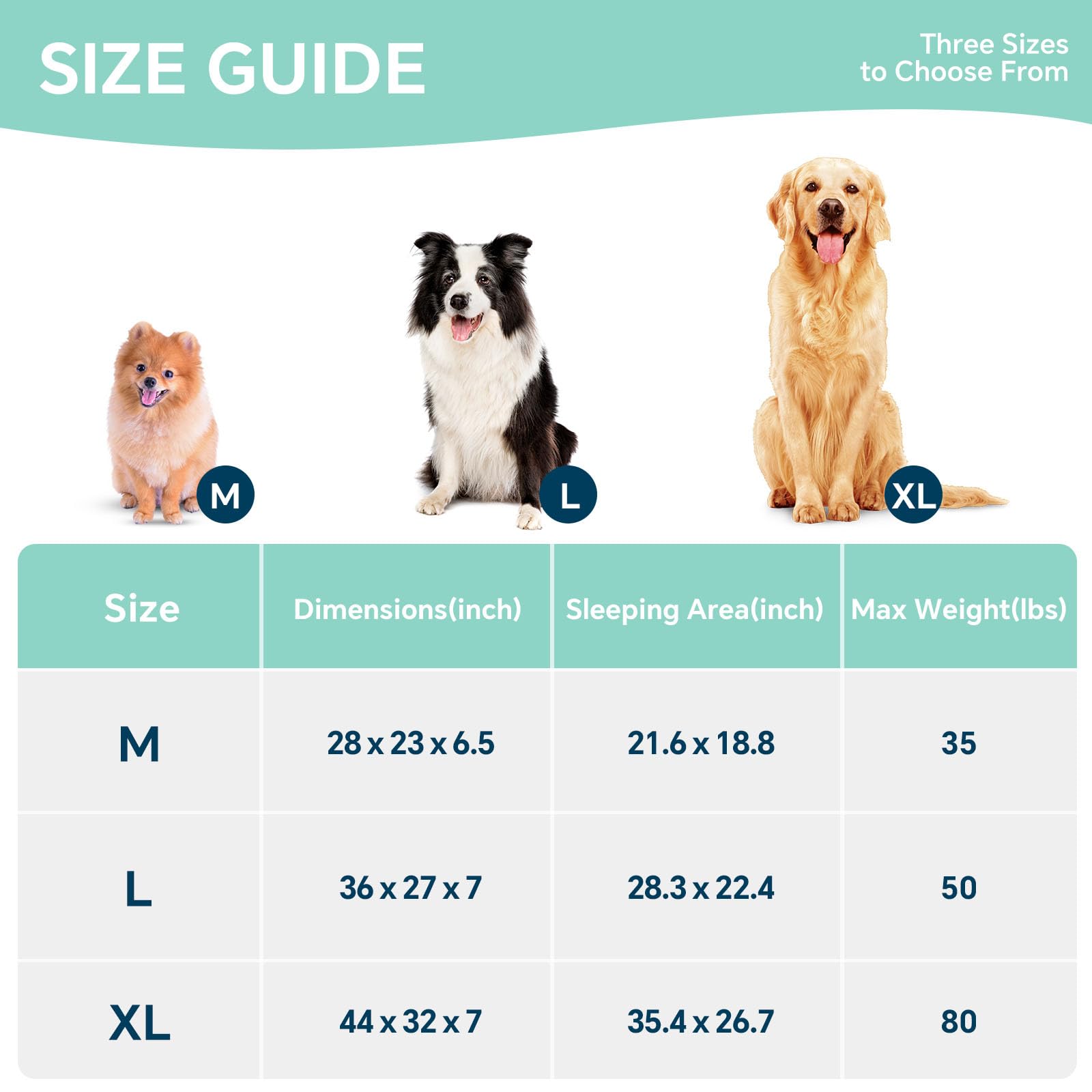 Chixnuggle Xl Dog Ded For Extra Larg Dogs, Waterproof Canvas Striped Big Pet Bed With Washable Removable Cover, 44X32X7Inches (S