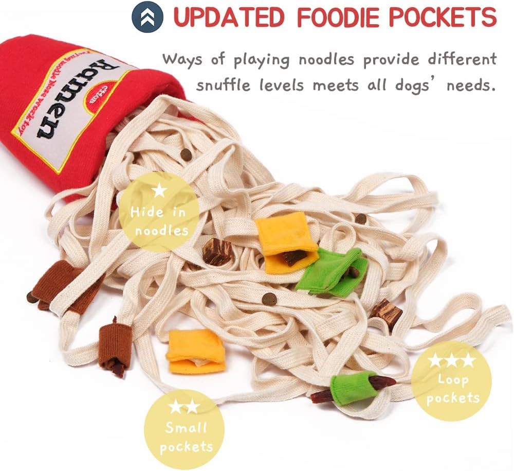 CHEWFFON Dog Puzzle Toys, Interactive Dog Toys, Dog Toys,Dog Enrichment Toys, Crinkle Dog Games, Durable Hide and Seek Puppy Toy