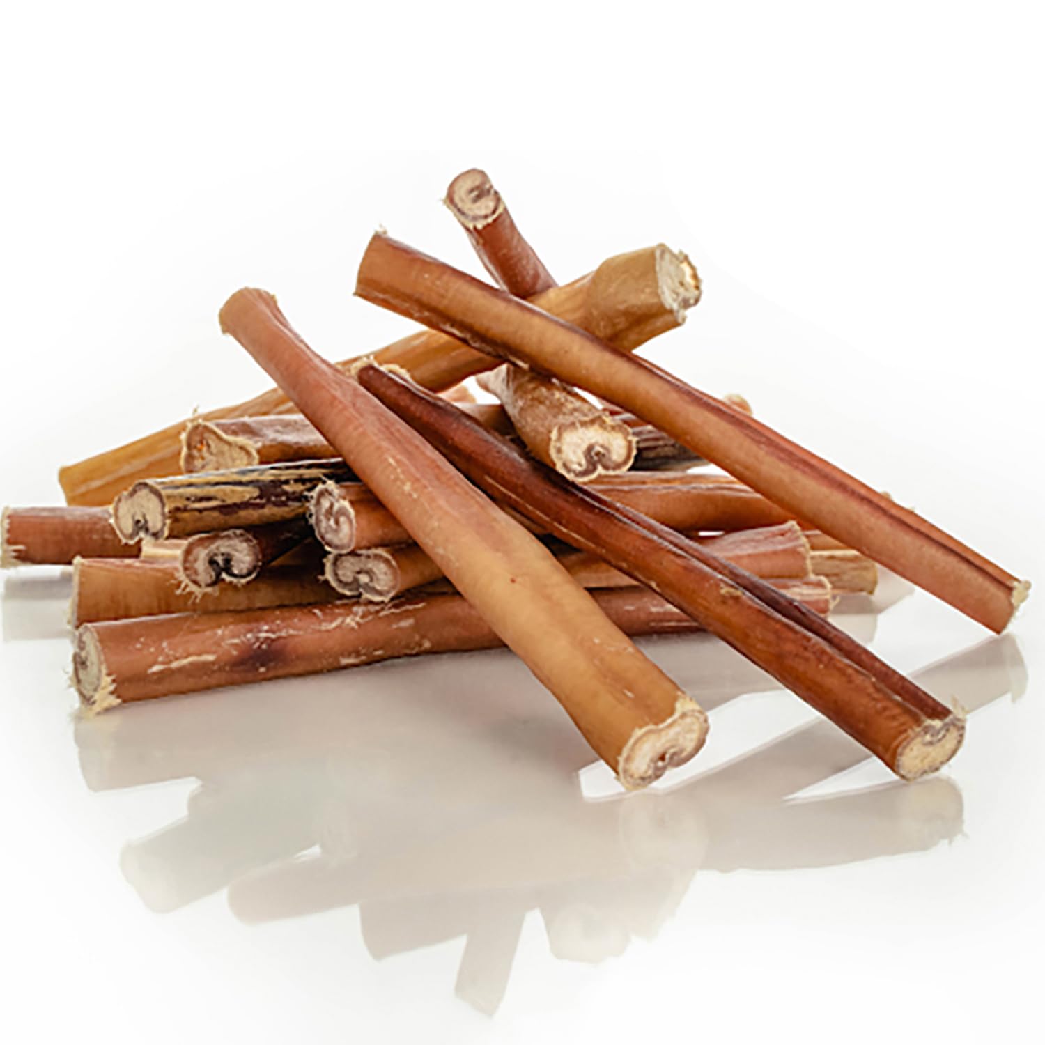 PETPURO Bully Sticks for Dogs 6 inch, 50 Pieces Grass Fed Beef Dog Chews, Bully Sticks for Small and Medium Breeds, Lower Odor L