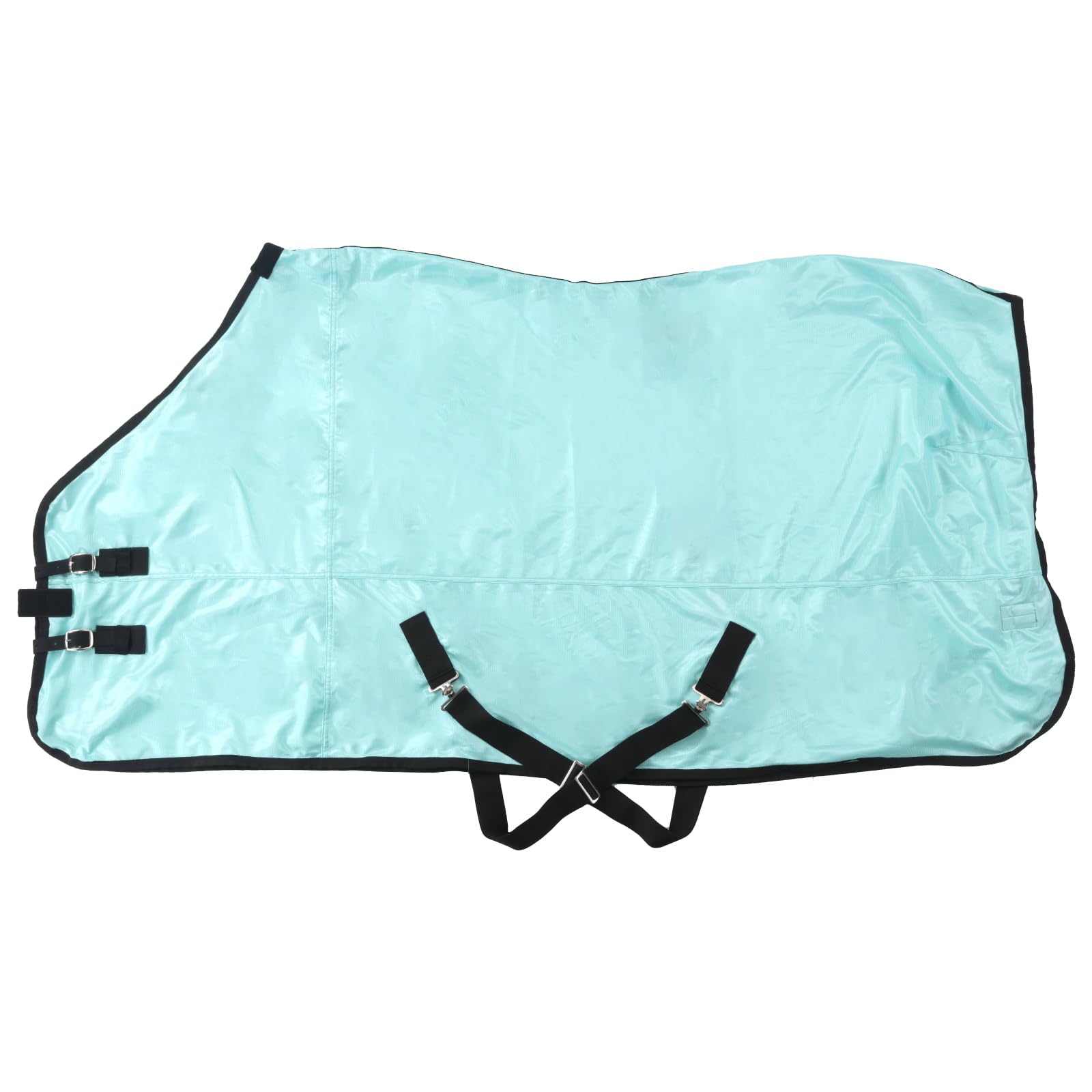 Gallopoff Horse Fly Sheet, Standard Neck Comfy Mesh Fly Sheet For Horses, Equine Summer Sheets Uv-Protective Green 66