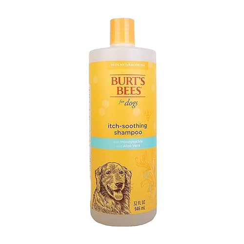 Burt'S Bees For Pets Naturally Derived Itch Soothing Shampoo With Honeysuckle - Anti-Itch Dog Shampoo For All Dogs With Dry, Itchy, And Sensitive Skin - 32 Oz