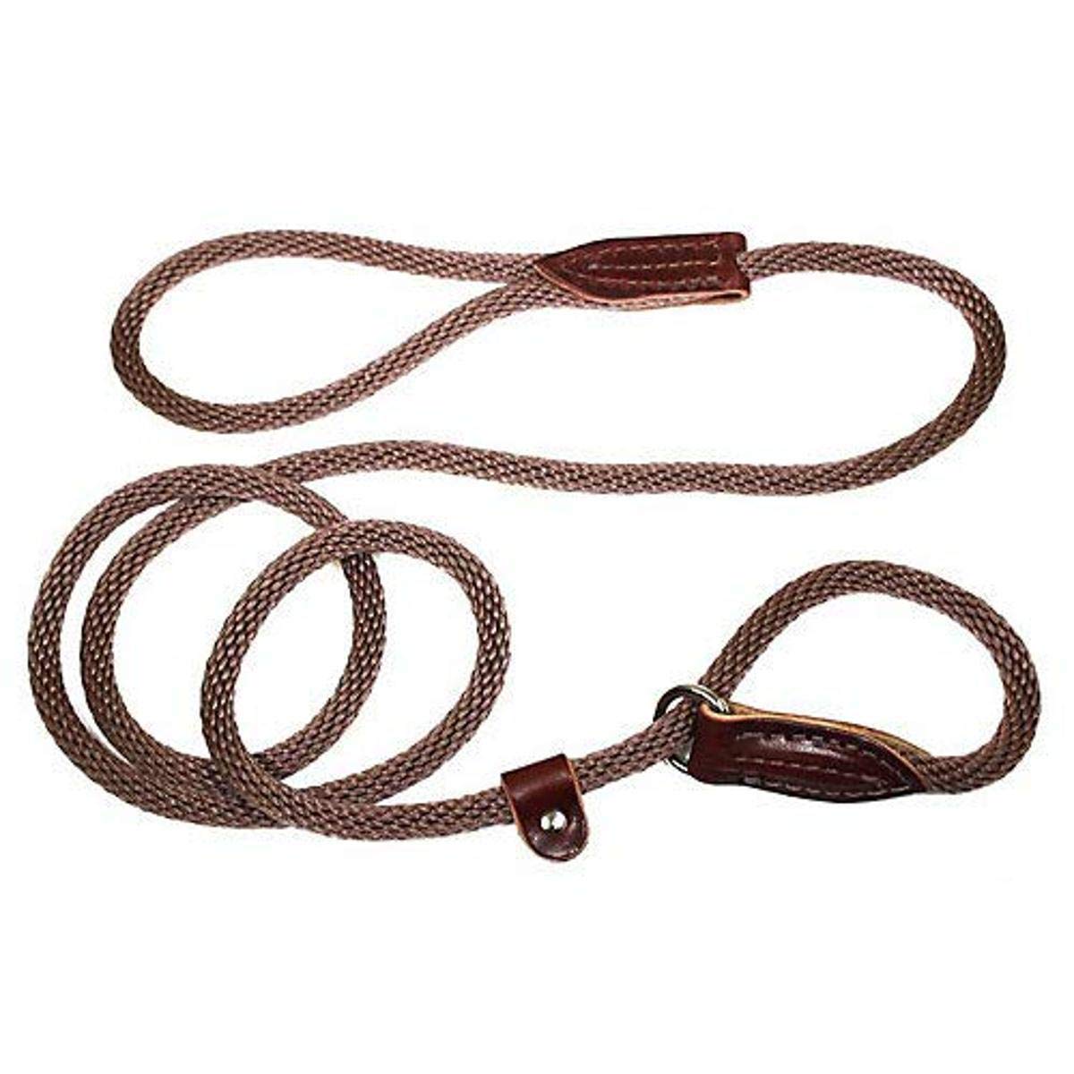 Omnipet British Rope Slip Lead For Dogs, 6', Brown