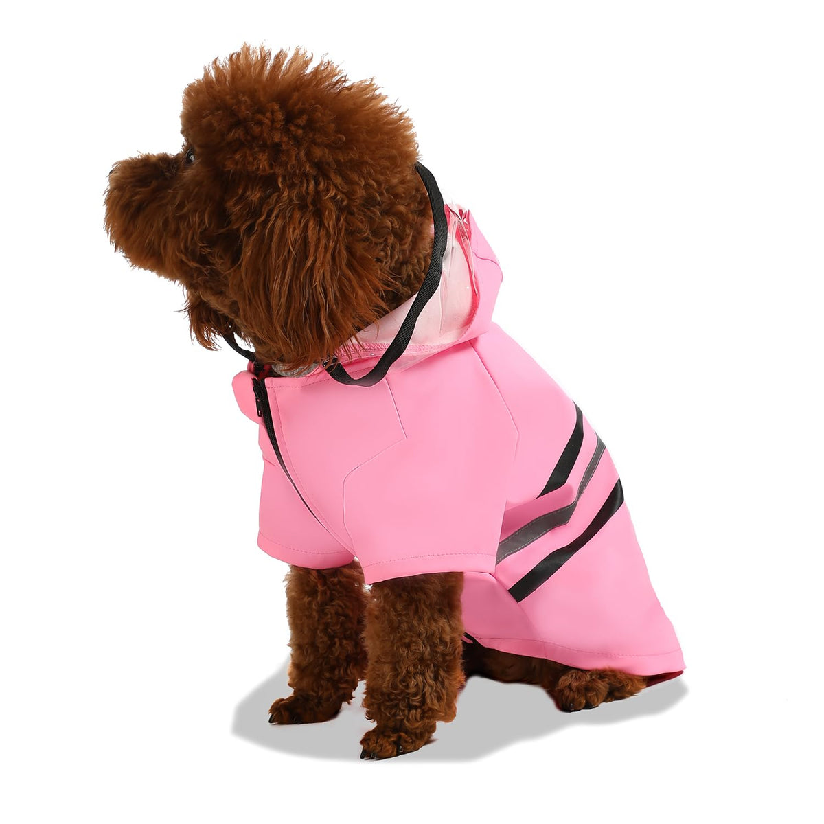 Wizland Reflective Dog Raincoat Dog Rain Jacket With Hood Lightweight Waterproof Rain Coat For Puppies (Yellow Xxl)