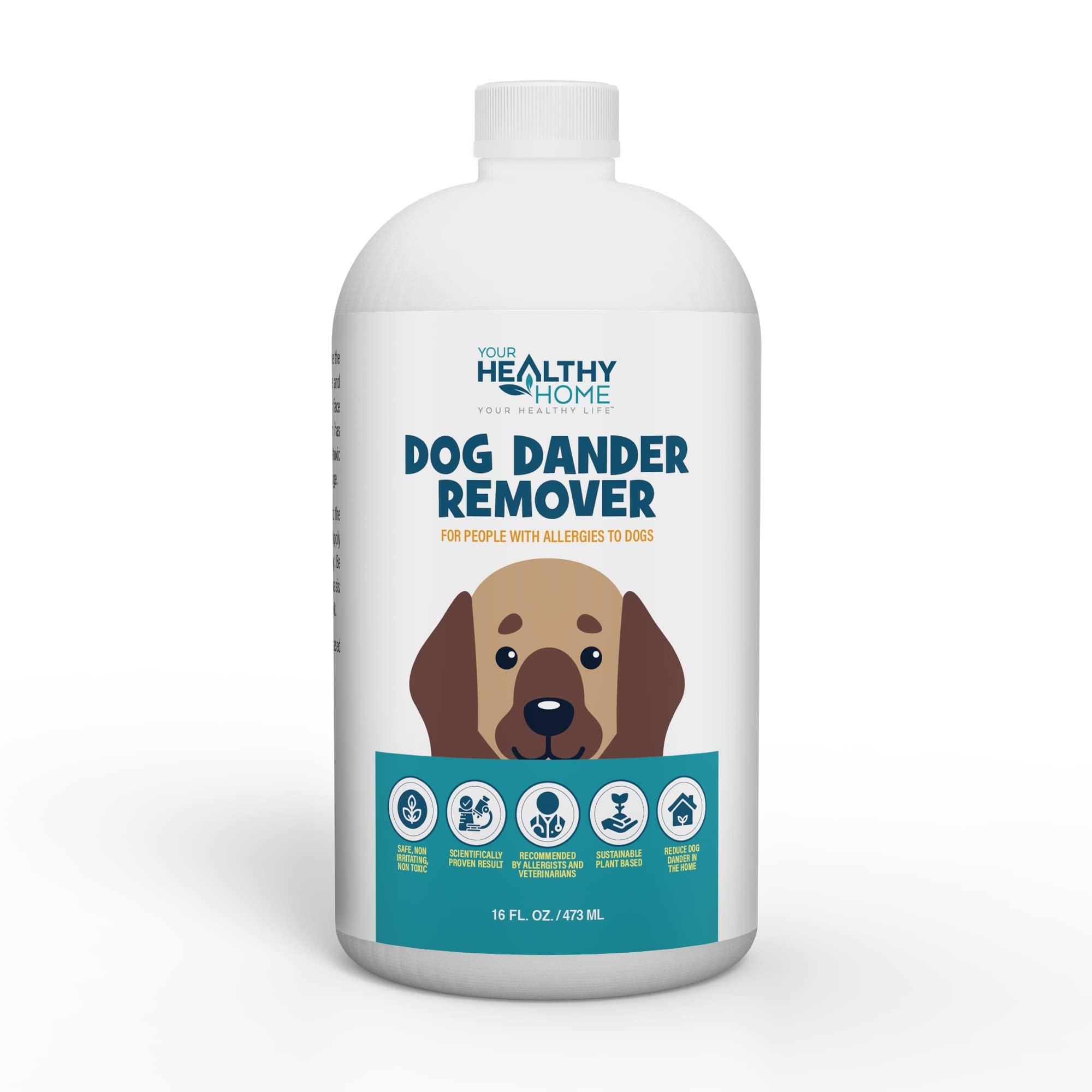 Yourhealthyhome Dog Dander Remover & Allergy Relief Spray|All Natural Effective Treatment For Dog Allergies| Aloe Vera Free, Cru