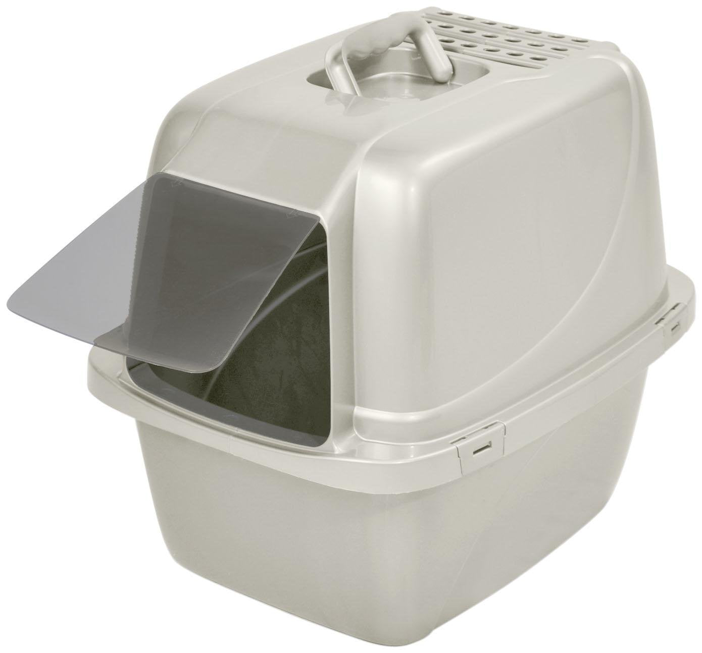 Van Ness Enclosed Pan With Door - White - Large