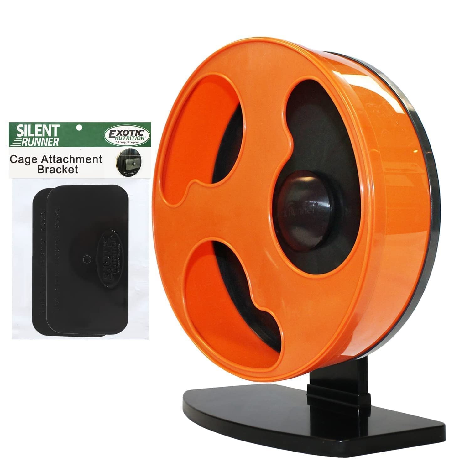 Silent Runner 12'' Regular | Wheel + Cage Attachment | Sugar Gliders, Hamsters, Rats