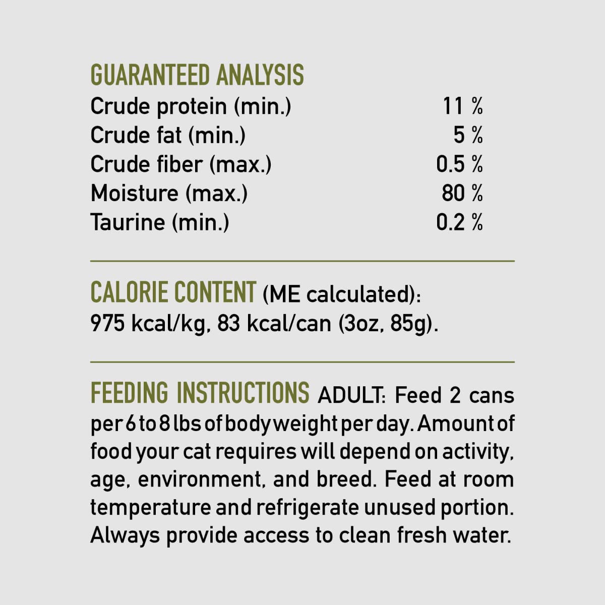 ORIJEN Premium Pate Wet Cat Food in Bone Broth Duck & Chicken Entr  e 3oz Cans (24 Count)