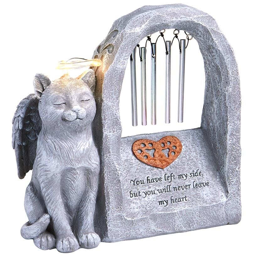 Solar Pet Memorial Statues  Cat