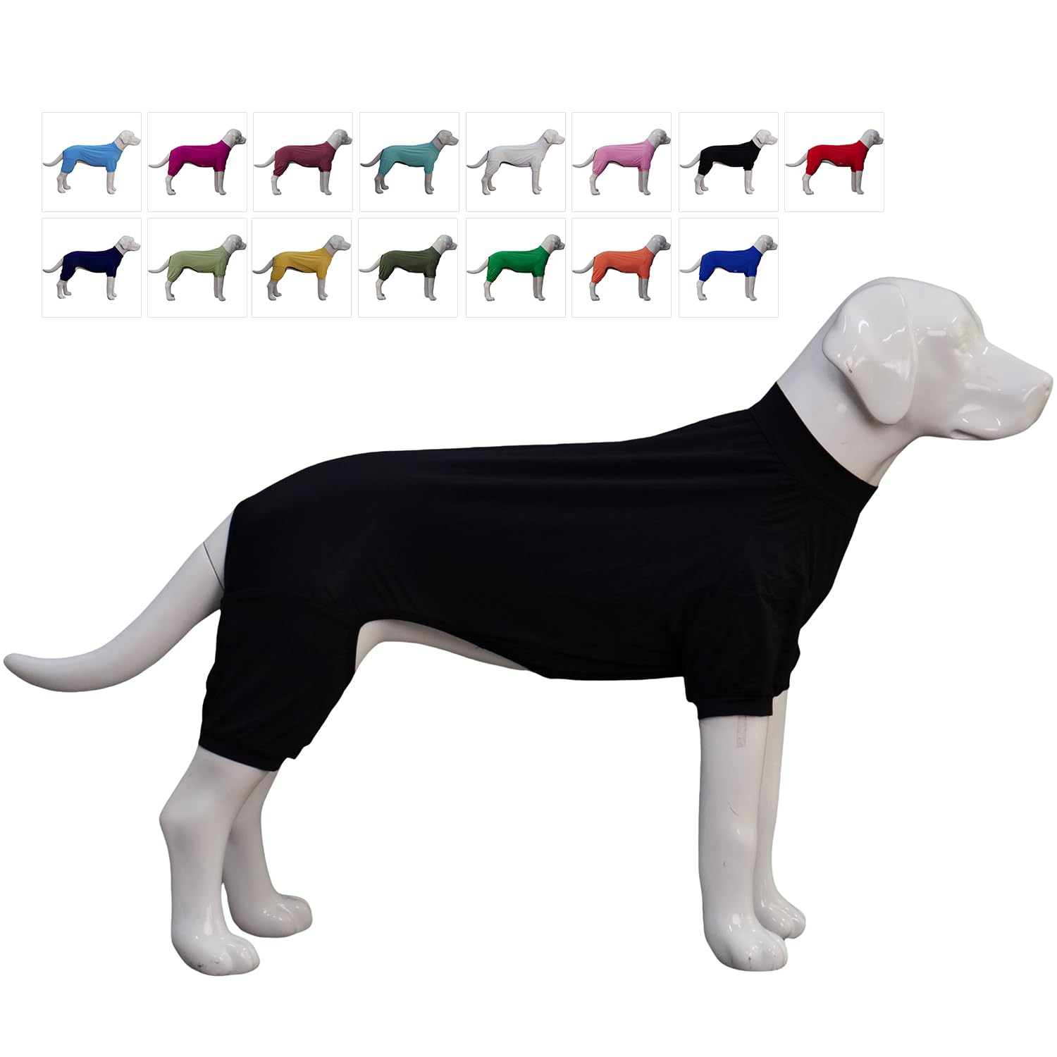 Lovelonglong Dog Jumpsuit With Uv Protection And Quick-Dry Fabric For Spring Summer Pet Pajamas Black Xs