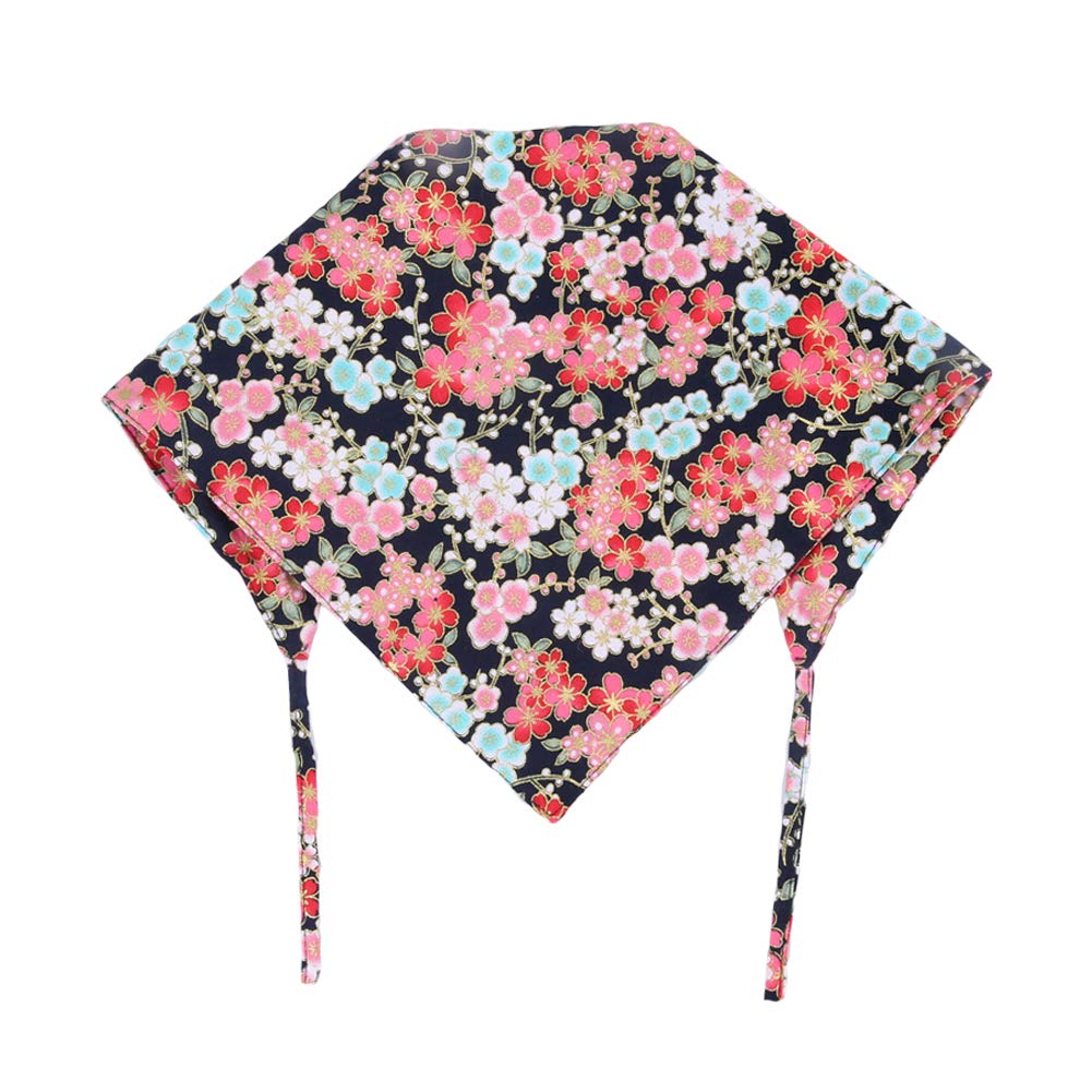 4 Pack Dog Bandanas Triangle Bibs Scarf Accessories Japanese Style Small