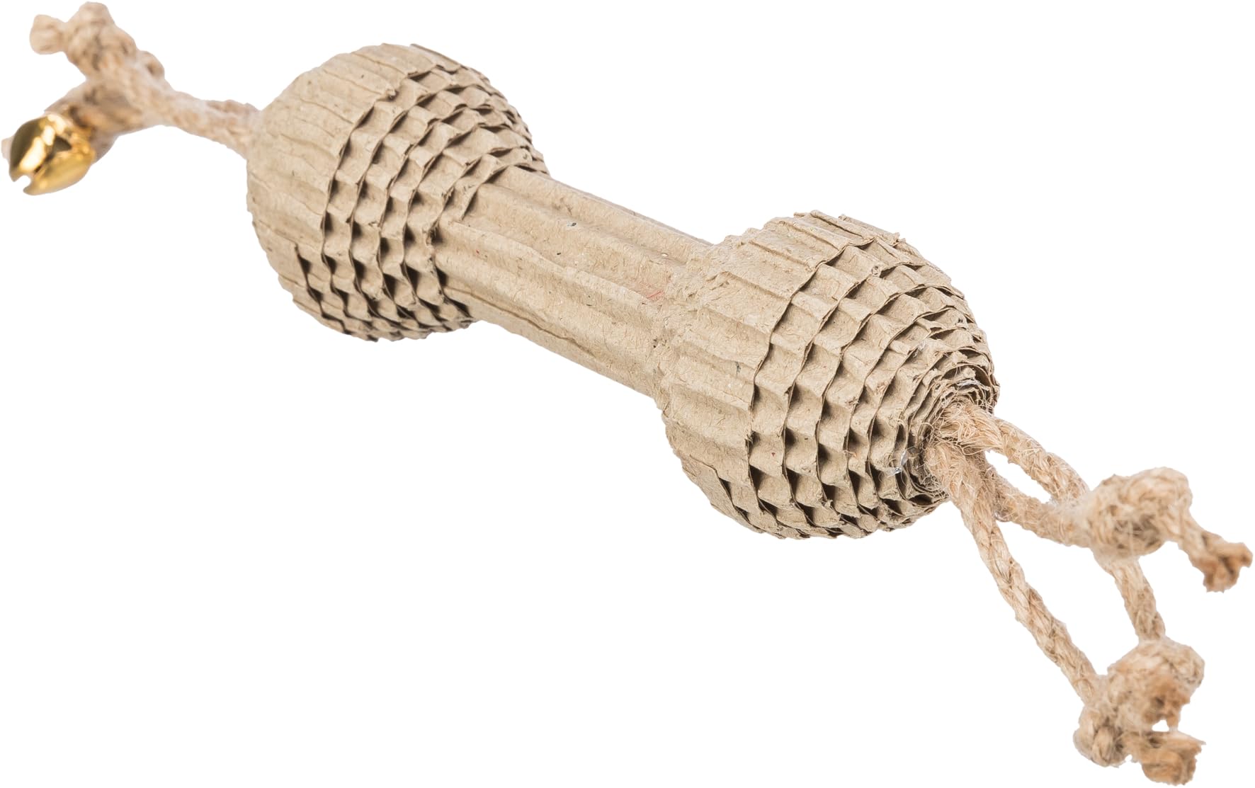 Trixie Dumbbell Cat Toy  EcoFriendly Cardboard & Hemp Interactive Toy | Lightweight, Durable, And Sustainable Design For Fun E