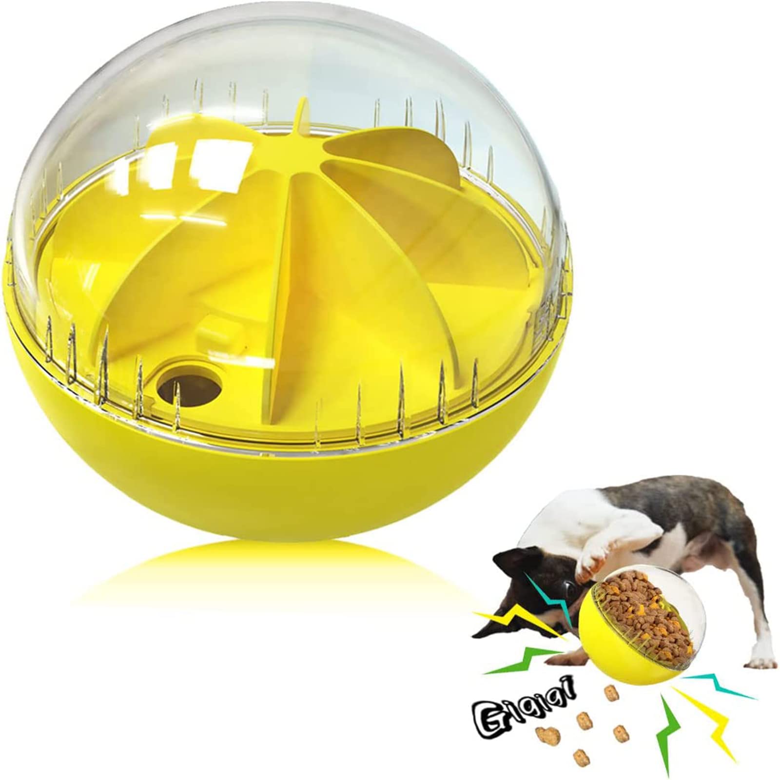 Jokepy Treat Dispensing Dog Toys, Treat Ball for Large, Medium, Small Dogs, Dog Puzzle and Slow Feeder Dog Treat Ball, Mentally 