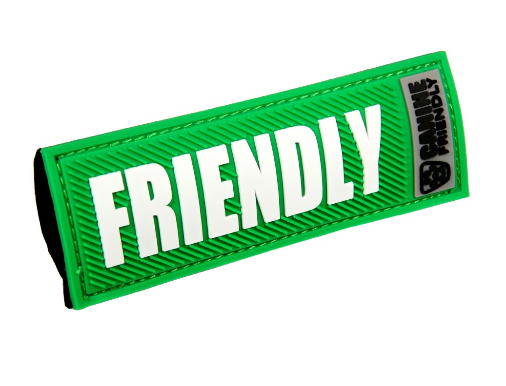 Canine Friendly Bark Notes Patch For Collar Or Leash, 1' Width