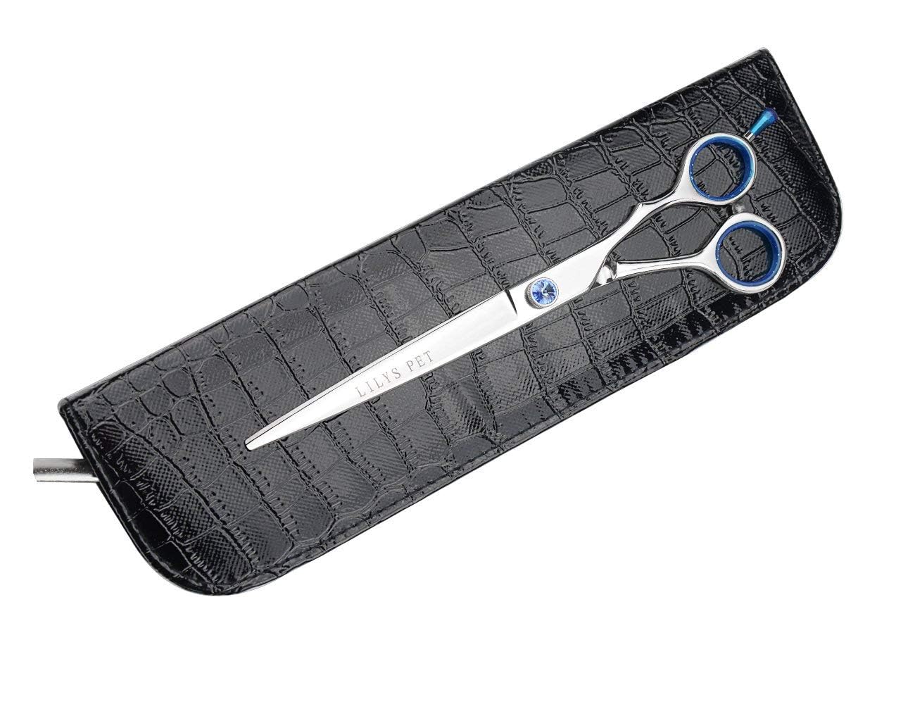 Lilys Pet High-End Series 7 Or 8 Or 9 Or 10 Japanese 440C Stainless Steel Professional Pet Grooming Cutting Scissors Wit