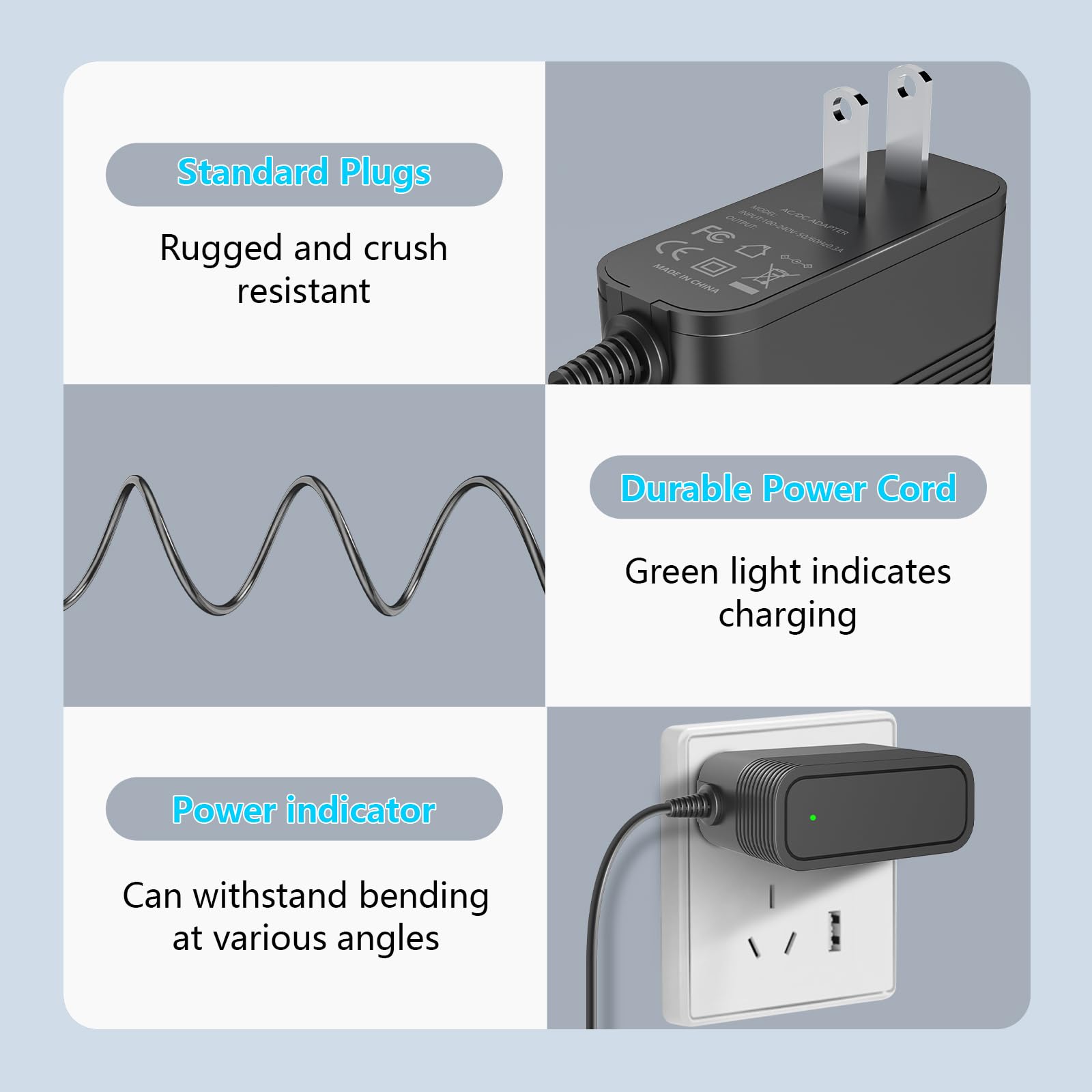 10V Charger For Dogtra Rechargeable E-Collar Compatible With Dogtra 1900S 1902S 3502Ncp 2300Ncp 2500T&B 3500Ncp Remote Training