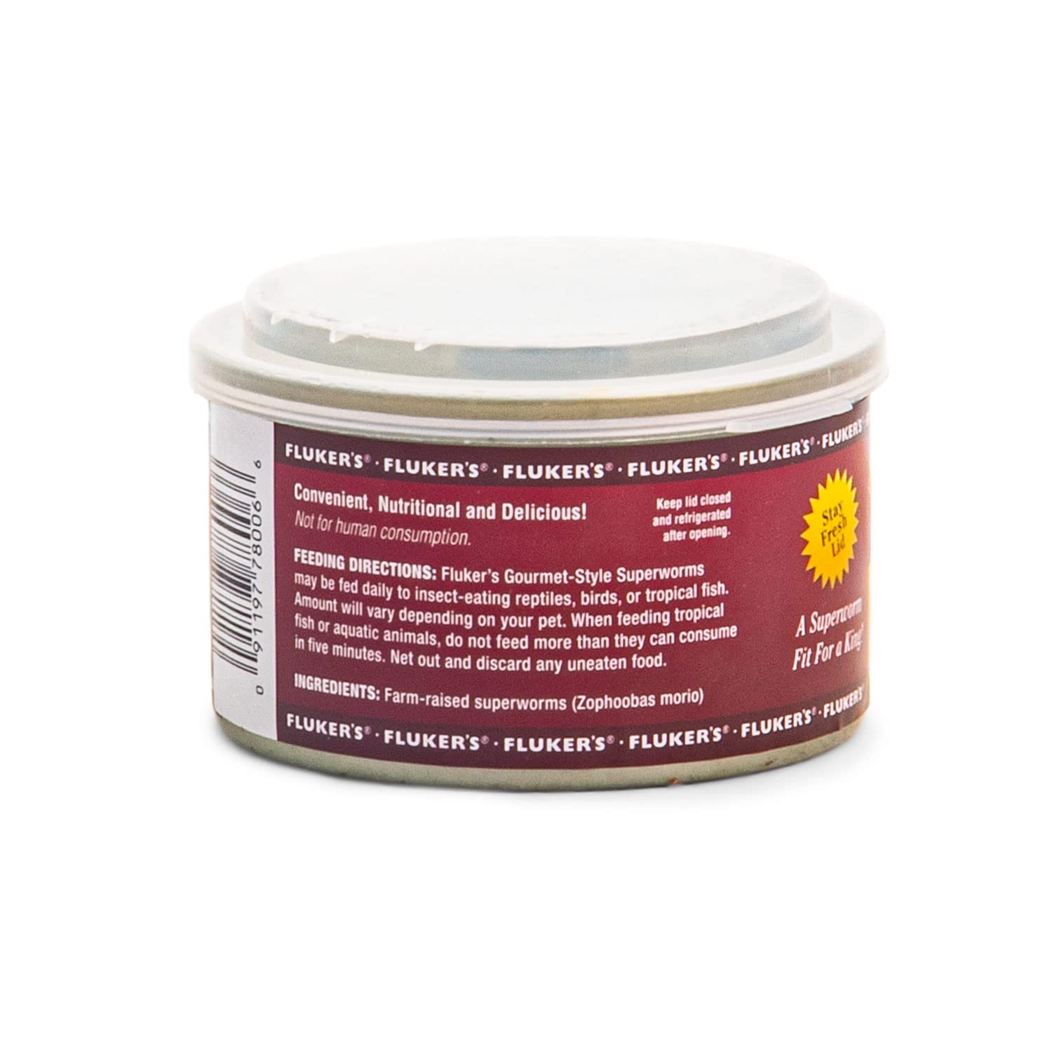 Flukers Gourmet Canned Superworms for Reptiles