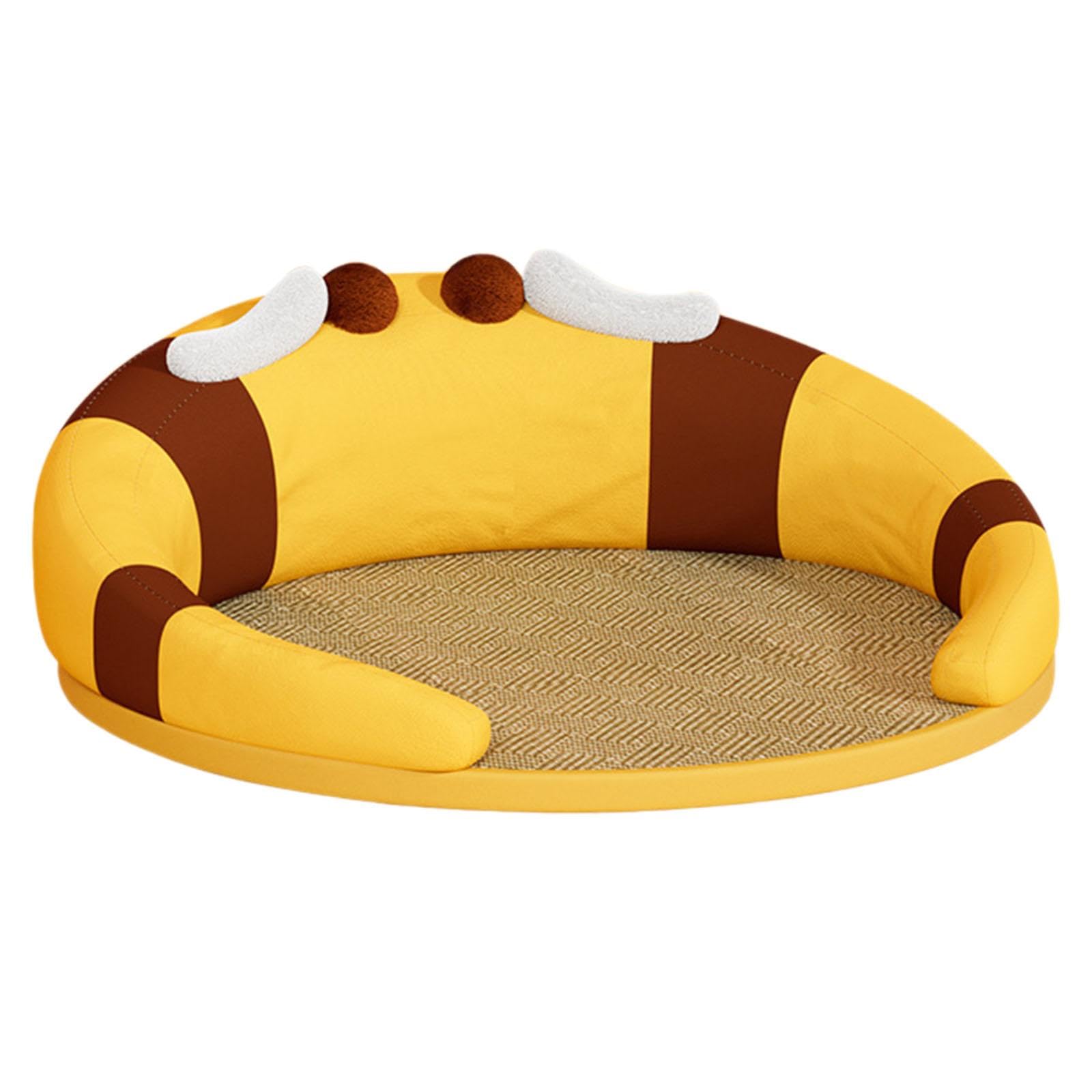 CALANDIS Pet Self Cooling Pad Non Slip Cartoon Portable Sleeping Bed for Dog Pet Cats Bee | Beds | Dog Supplies